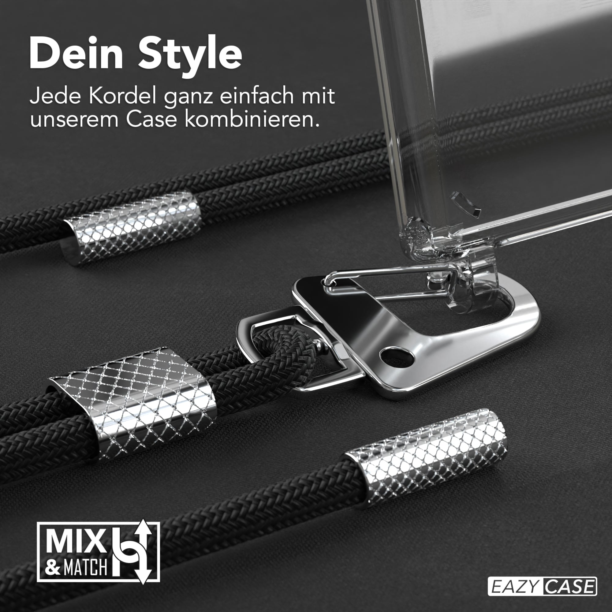 Galaxy Note 20 Ultra Hülle + Kordel mit Karabinern