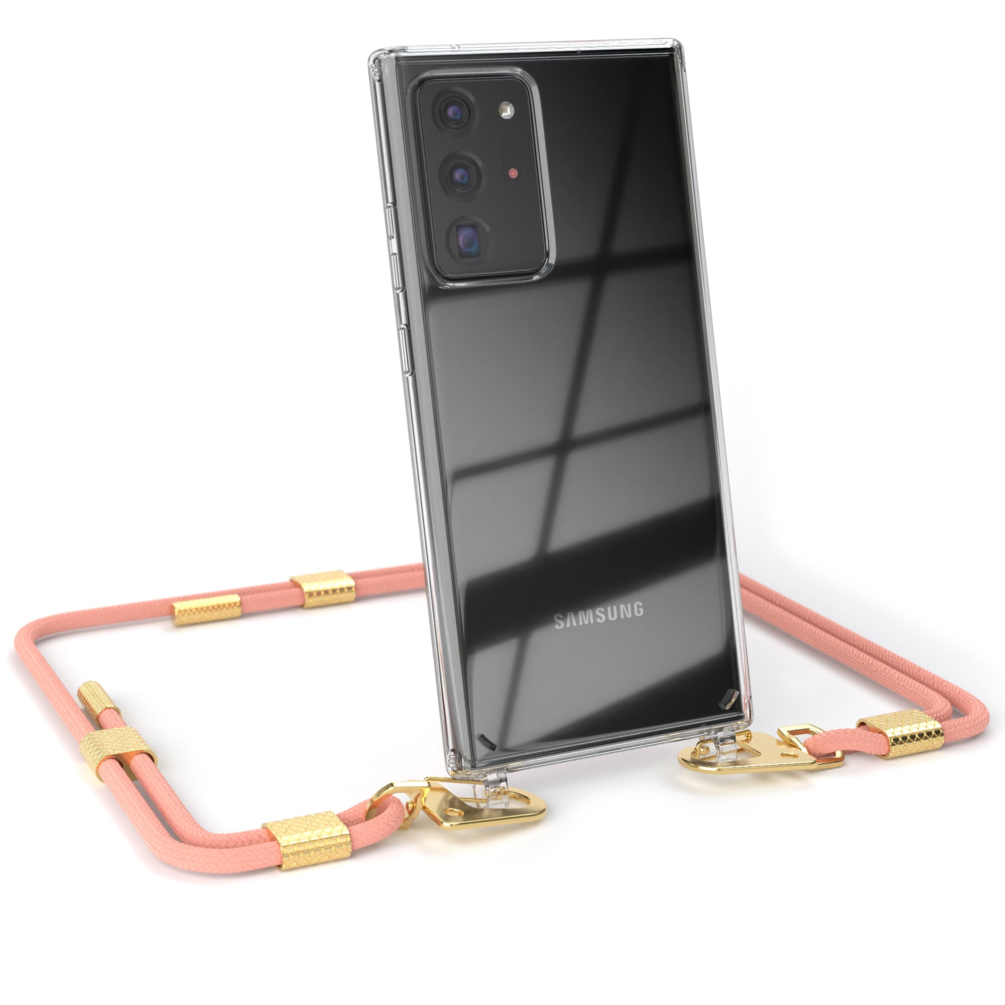 Galaxy Note 20 Ultra Hülle + Kordel mit Karabinern