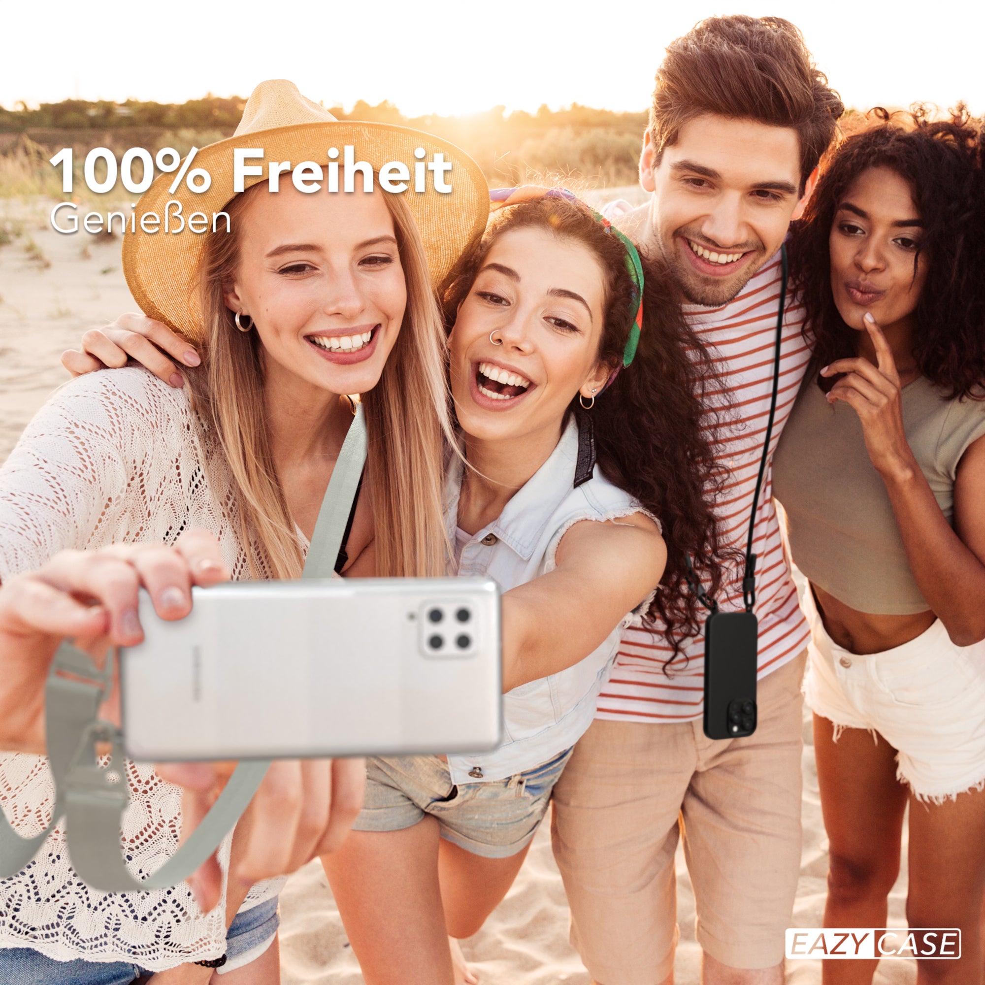 Galaxy A42 5G Hülle + breites Band