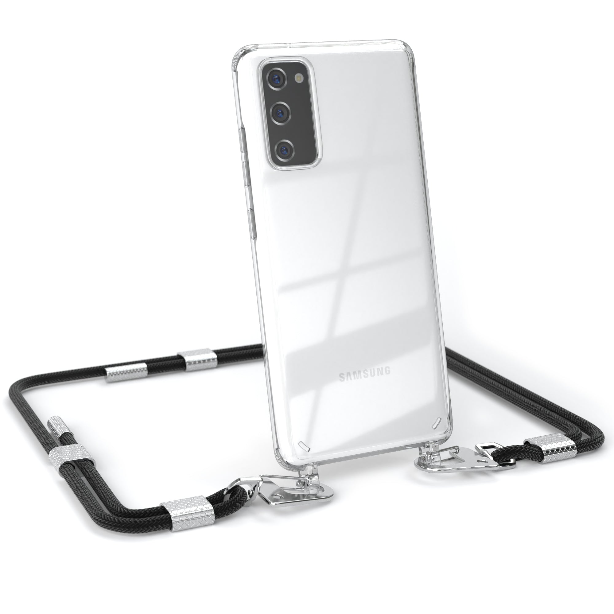 Galaxy S20 FE / S20 FE 5G Hülle + Kordel mit Karabinern