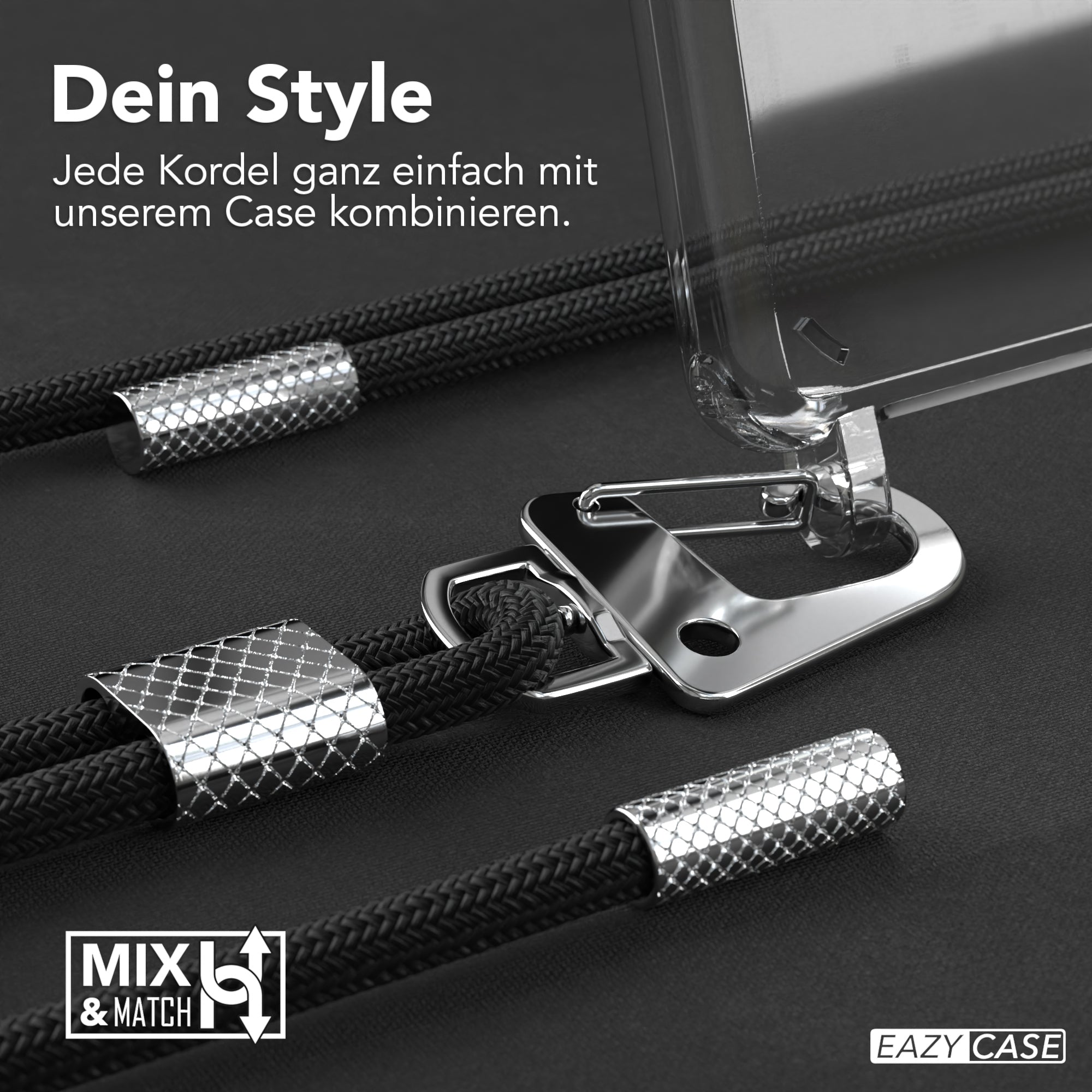 Galaxy S20 FE / S20 FE 5G Hülle + Kordel mit Karabinern