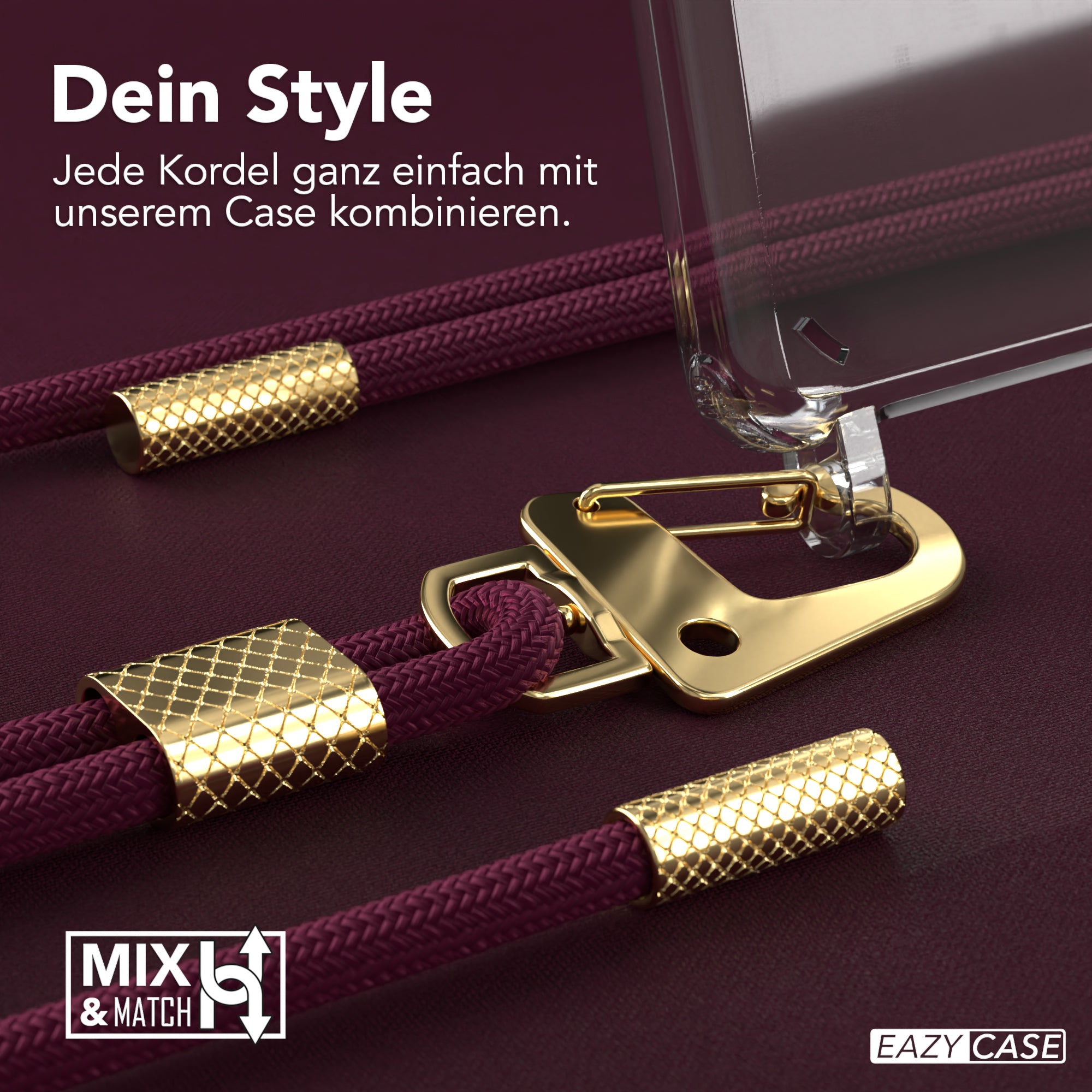 Galaxy S20 FE / S20 FE 5G Hülle + Kordel mit Karabinern