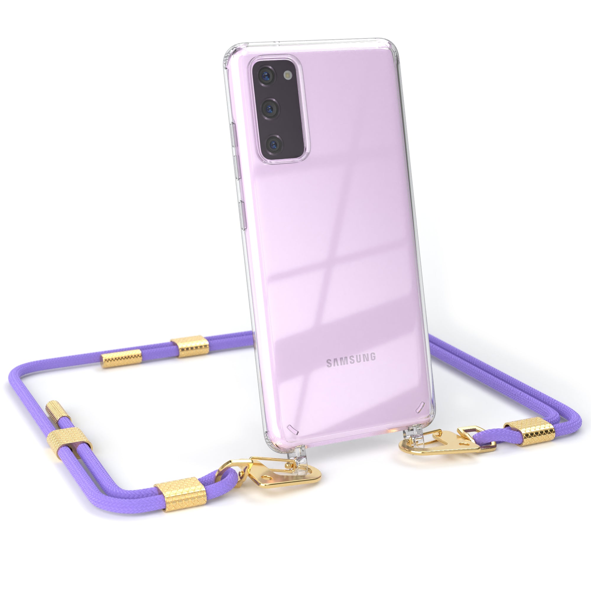 Galaxy S20 FE / S20 FE 5G Hülle + Kordel mit Karabinern