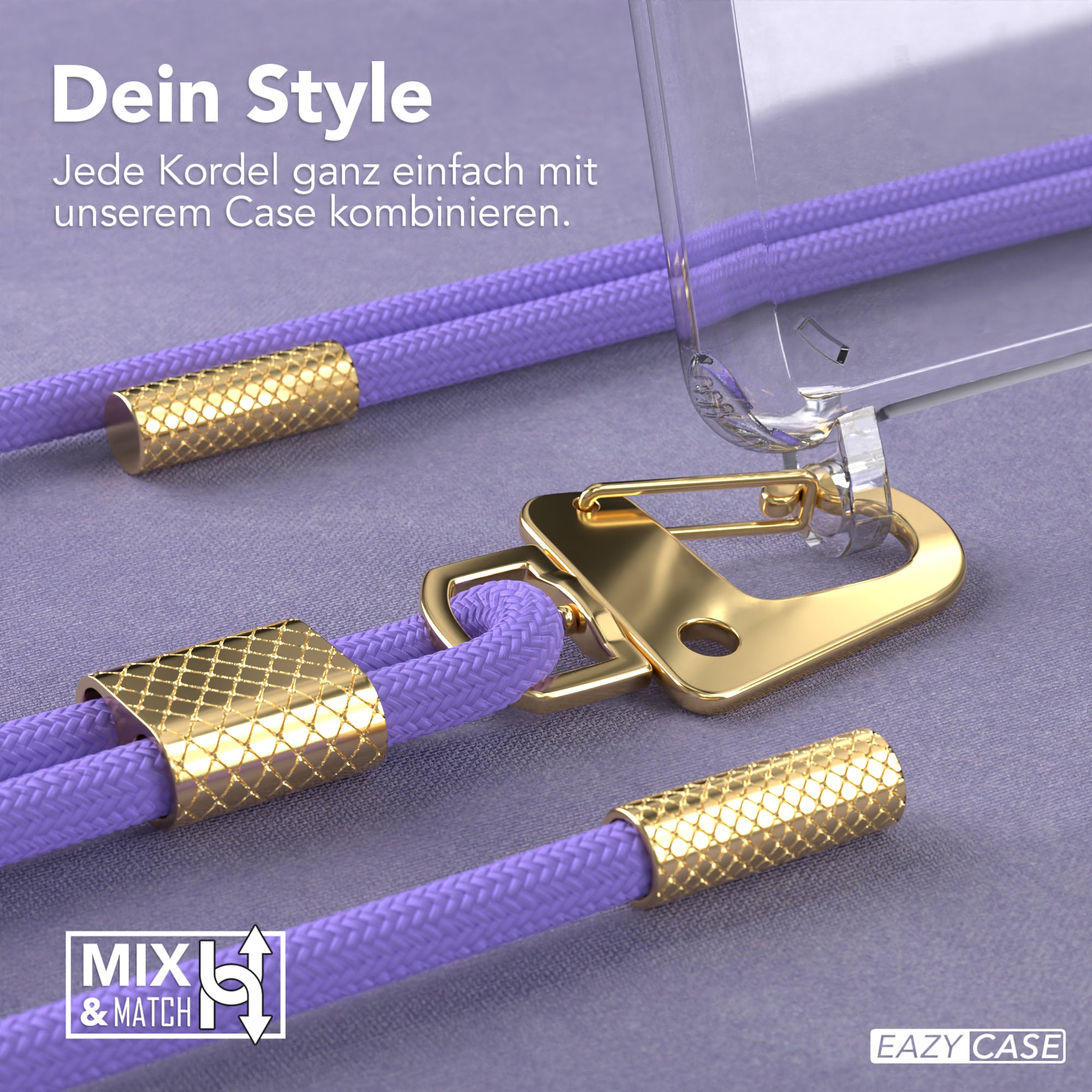 Galaxy S20 FE / S20 FE 5G Hülle + Kordel mit Karabinern