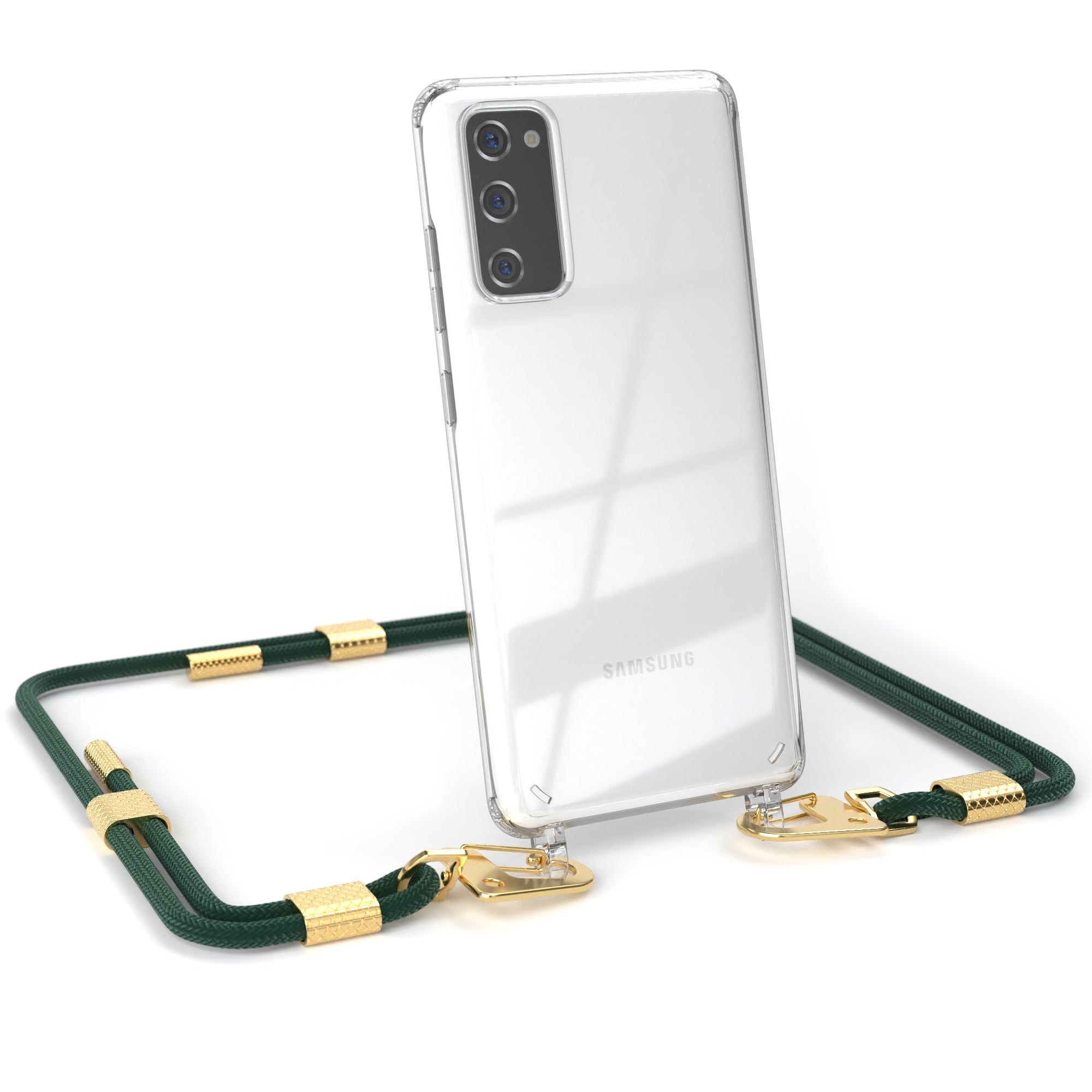 Galaxy S20 FE / S20 FE 5G Hülle + Kordel mit Karabinern