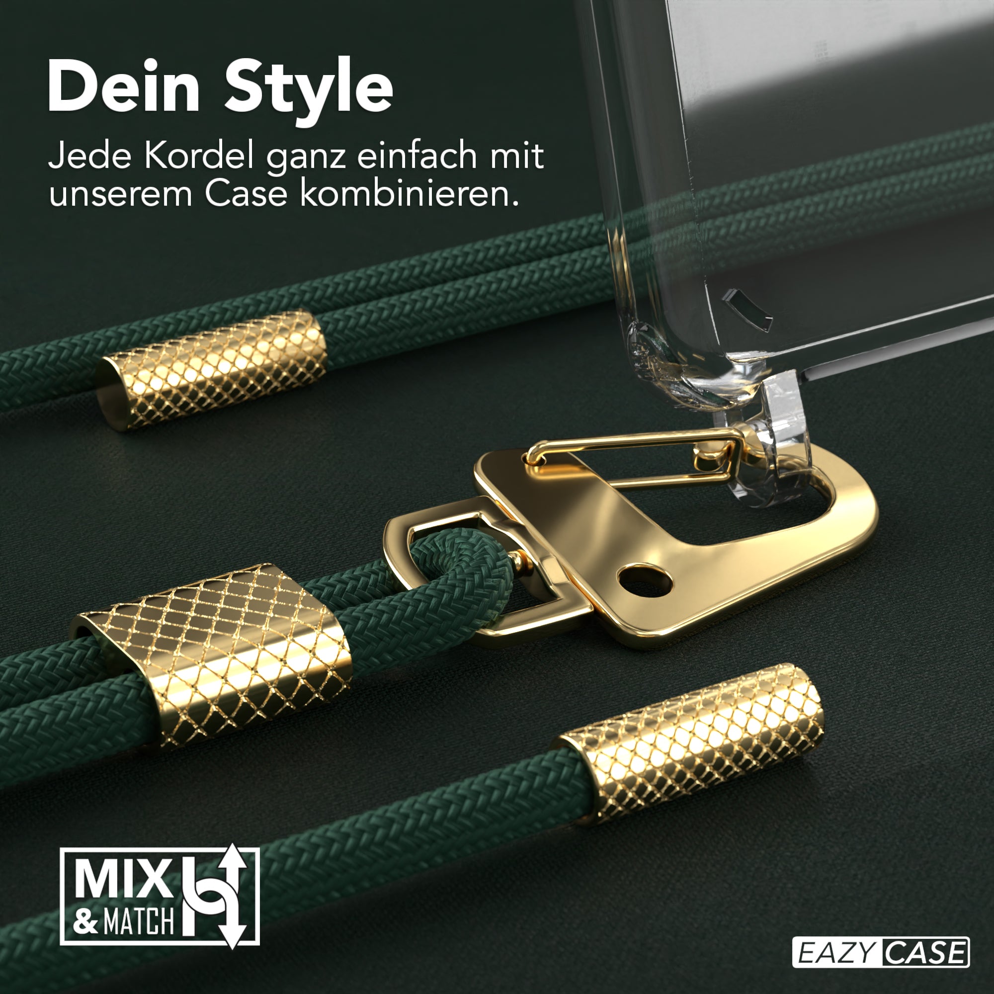 Galaxy S20 FE / S20 FE 5G Hülle + Kordel mit Karabinern