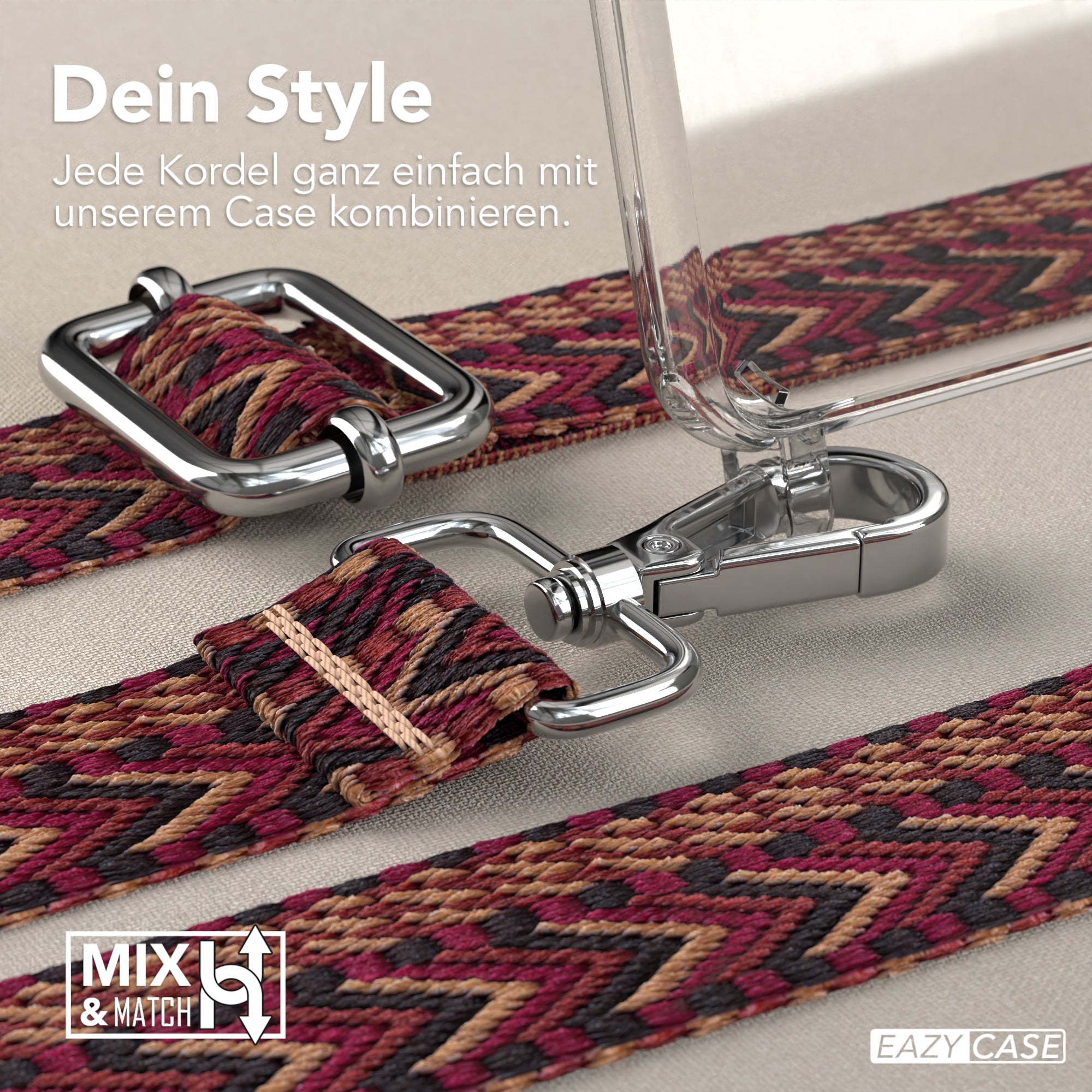 Galaxy A52 / A52 5G / A52s 5G Hülle + Boho Band