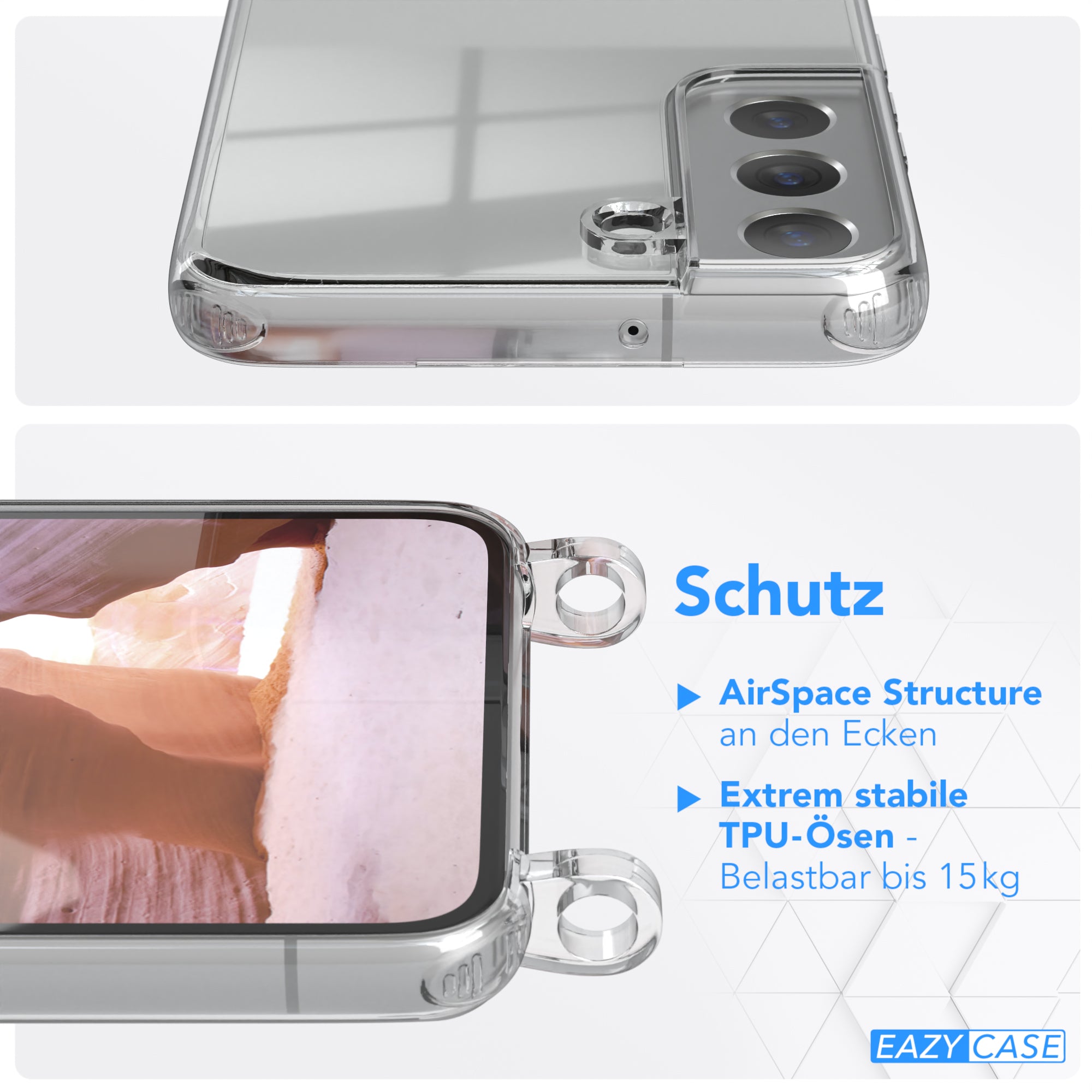Galaxy S22 5G Hülle + Uni Kordel