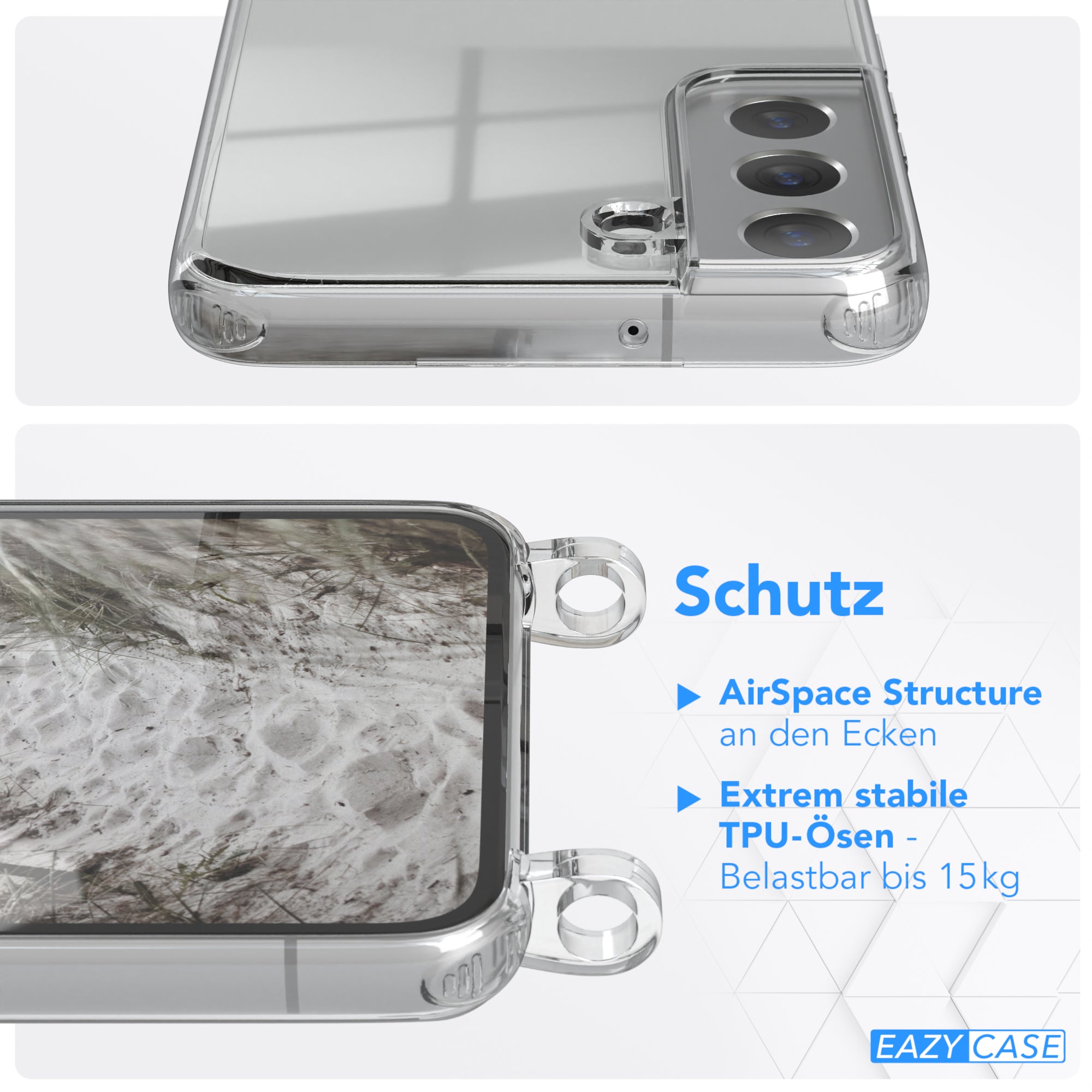 Galaxy S22 5G Hülle + Uni Kordel
