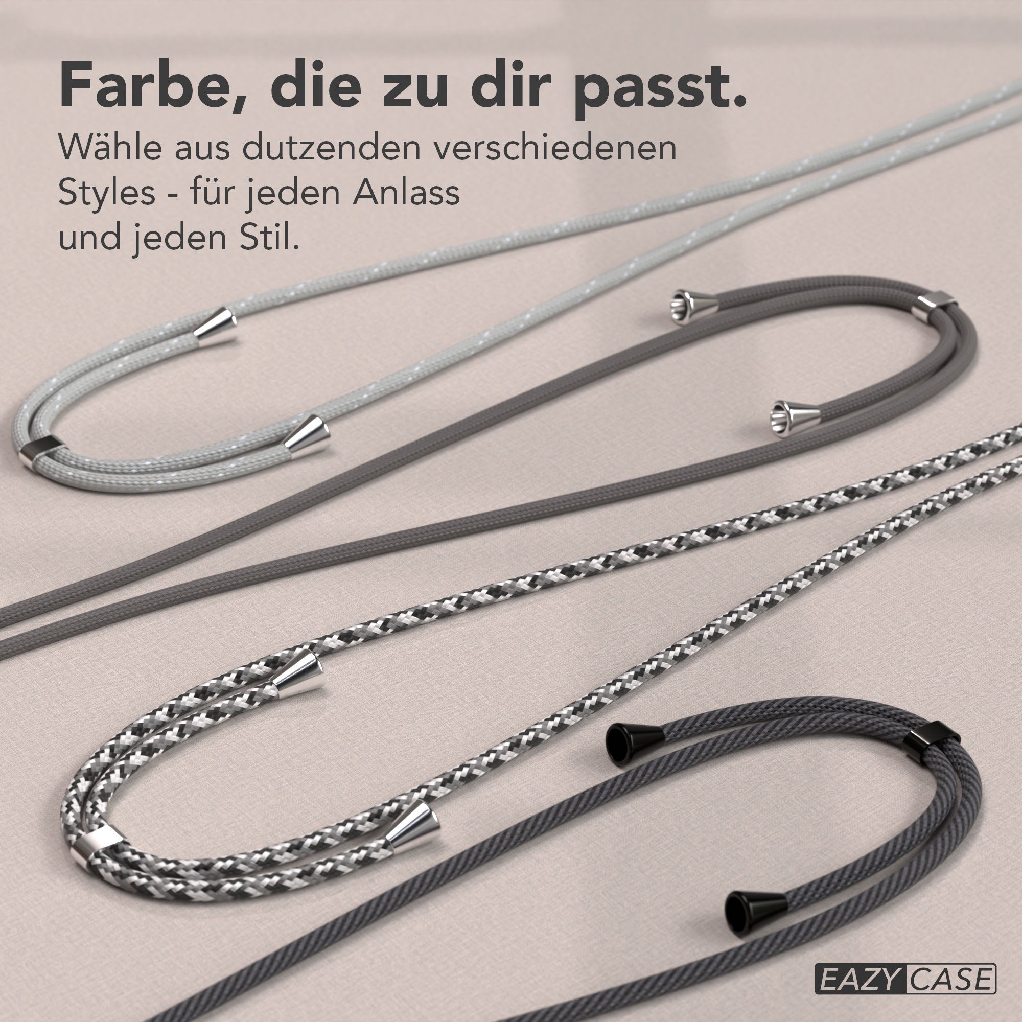 Universal Handykette einzeln verstellbar mit abnehmbaren Endstücken EAZY CASE