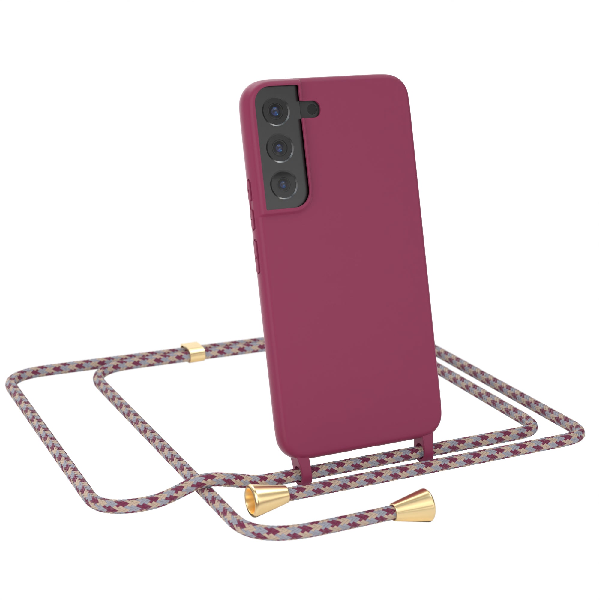 Galaxy S22 5G Silikonhülle + Kordel