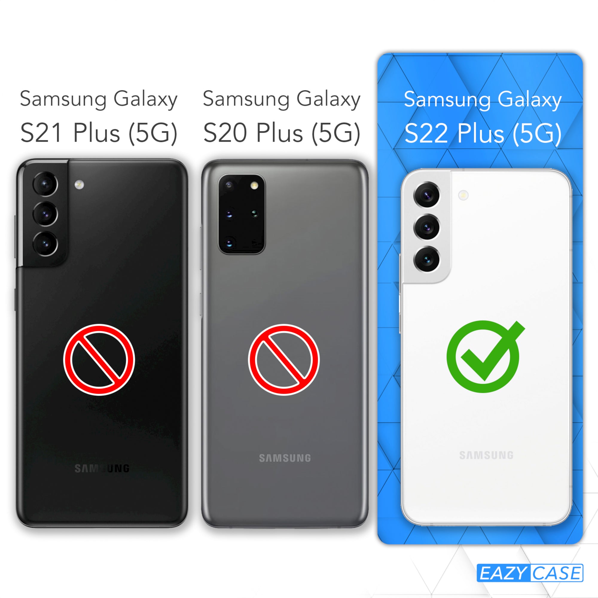 Galaxy S22 Plus 5G Silikonhülle + Kordel