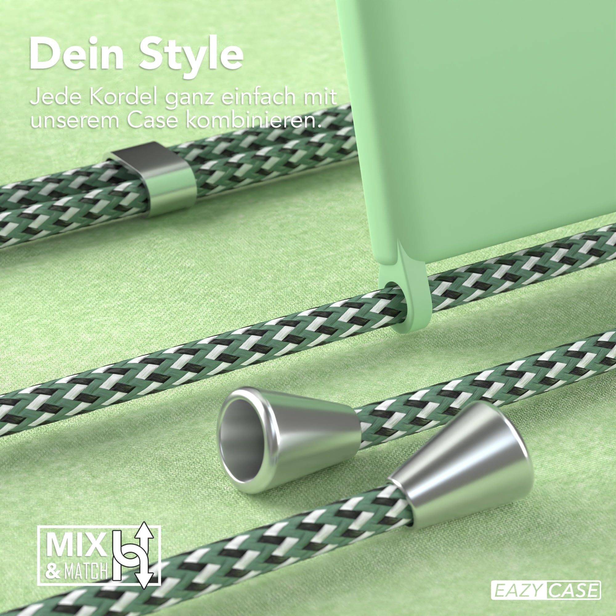 Galaxy S22 Ultra 5G Silikonhülle + Kordel