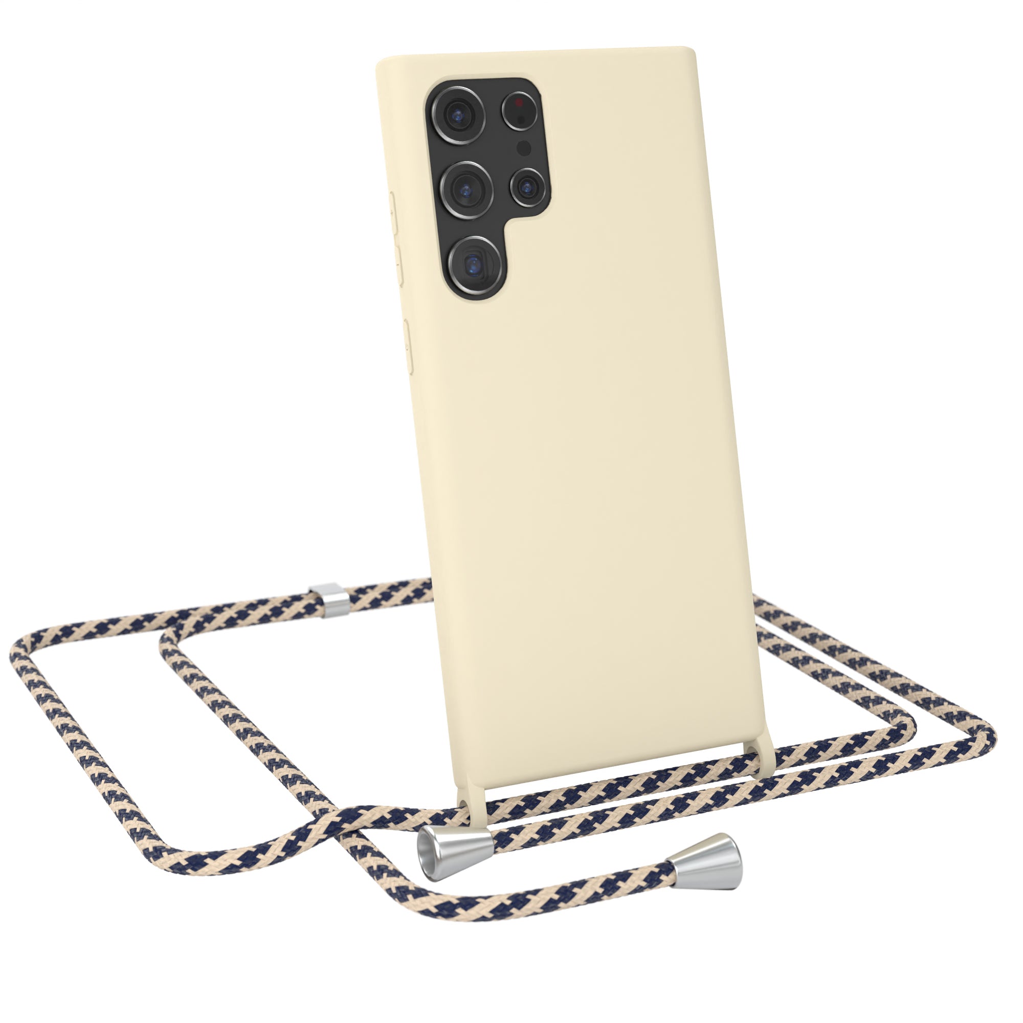 Galaxy S22 Ultra 5G Silikonhülle + Kordel