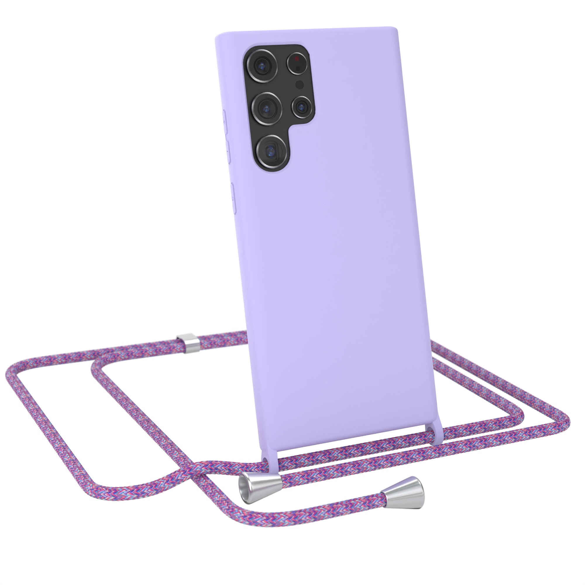 Galaxy S22 Ultra 5G Silikonhülle + Kordel