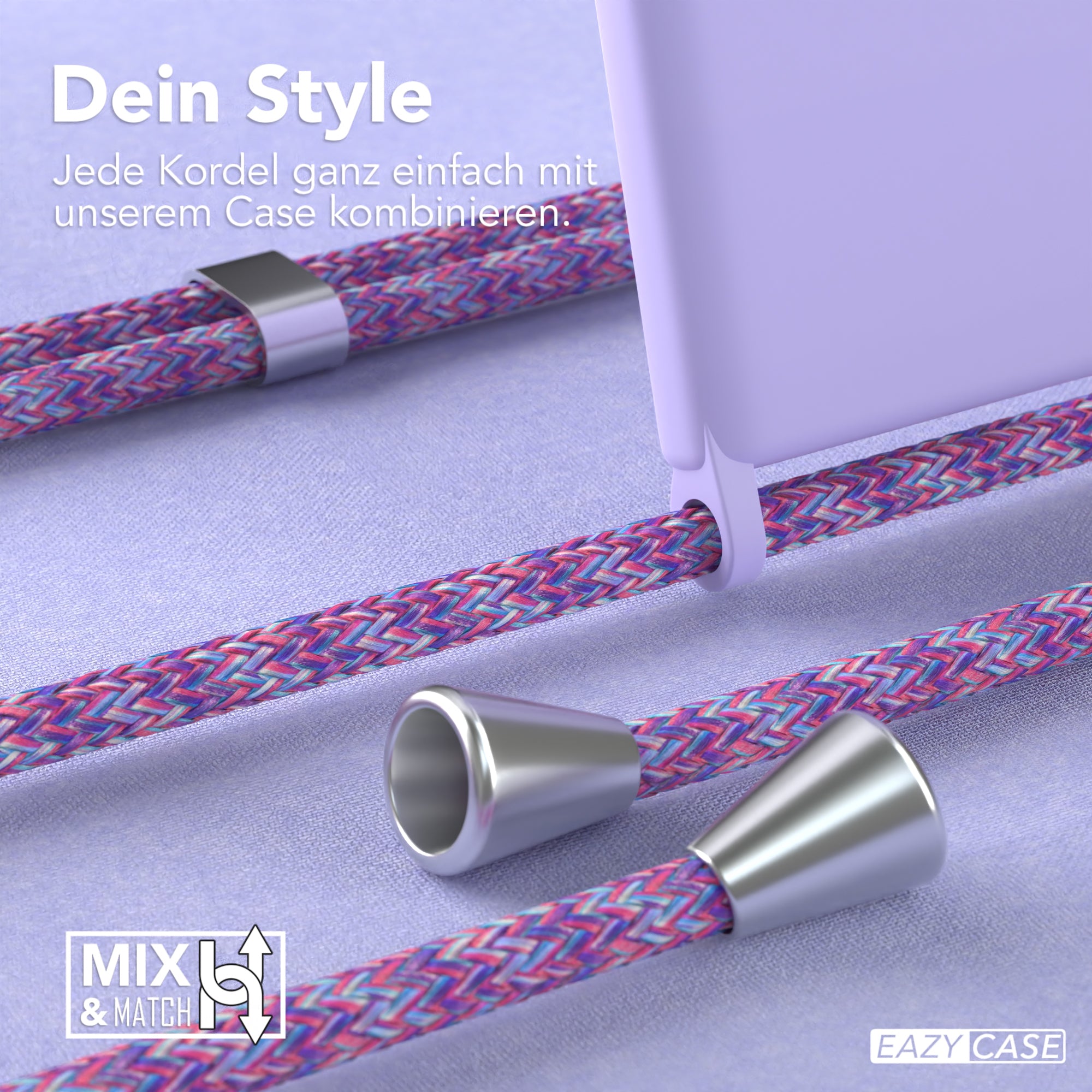 Galaxy S22 Ultra 5G Silikonhülle + Kordel