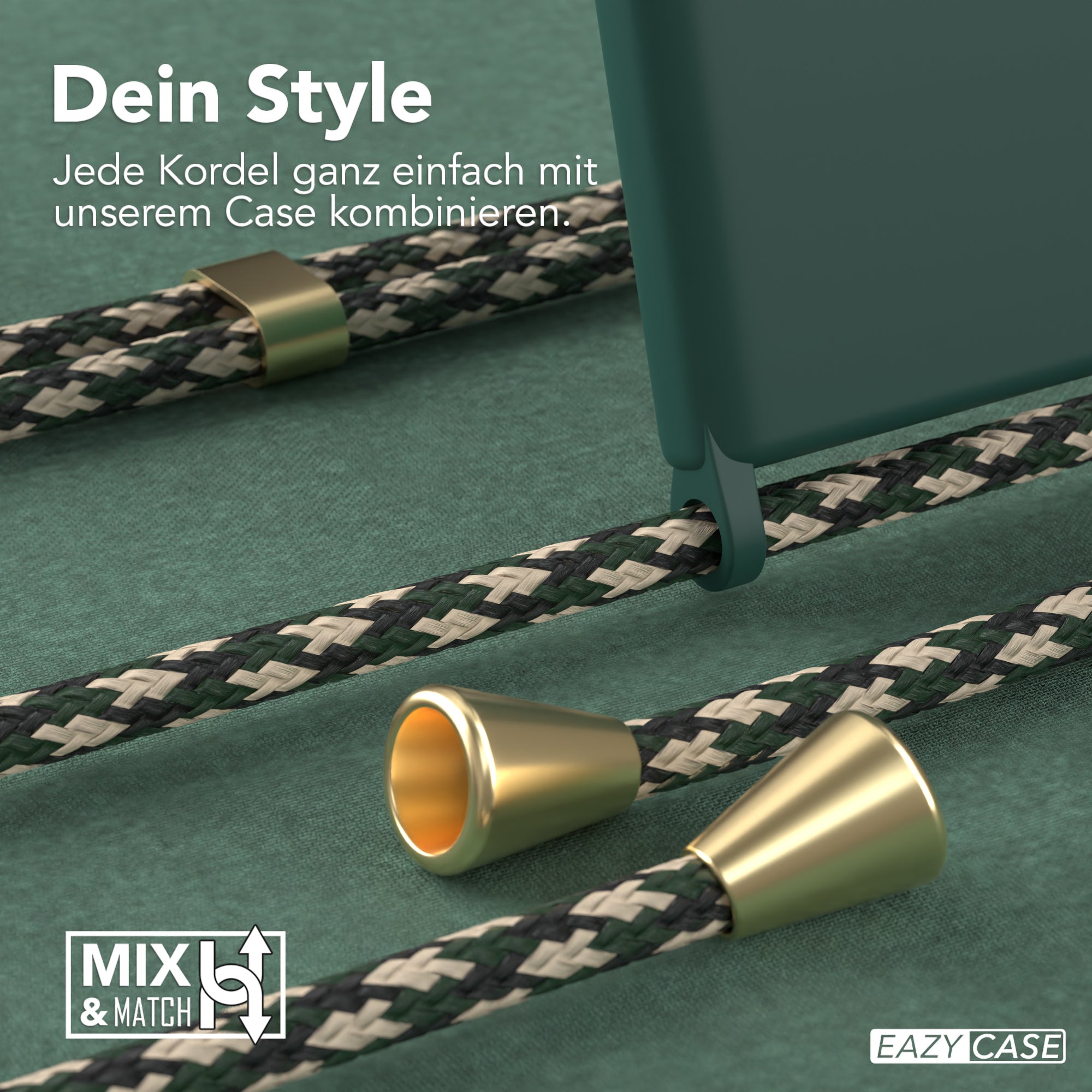 Galaxy S22 Ultra 5G Silikonhülle + Kordel