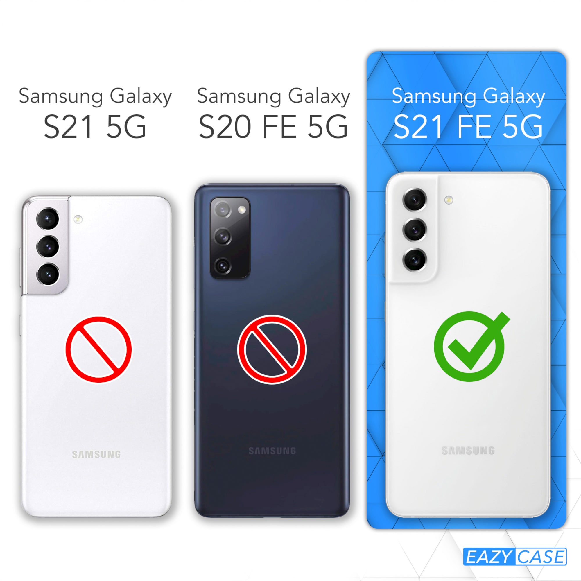 Galaxy S21 FE 5G Silikonhülle + Kordel