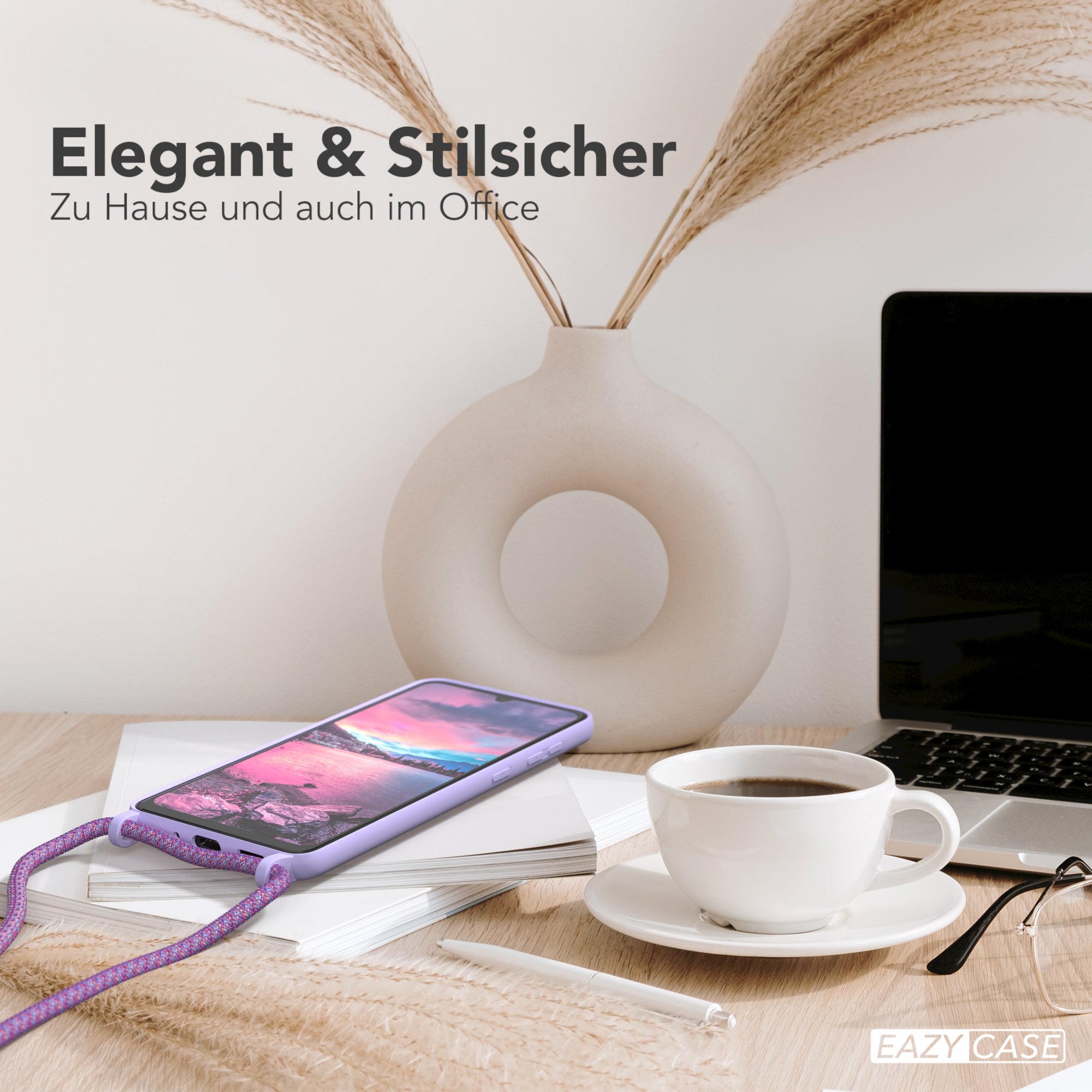 Galaxy A33 5G Silikonhülle + Kordel