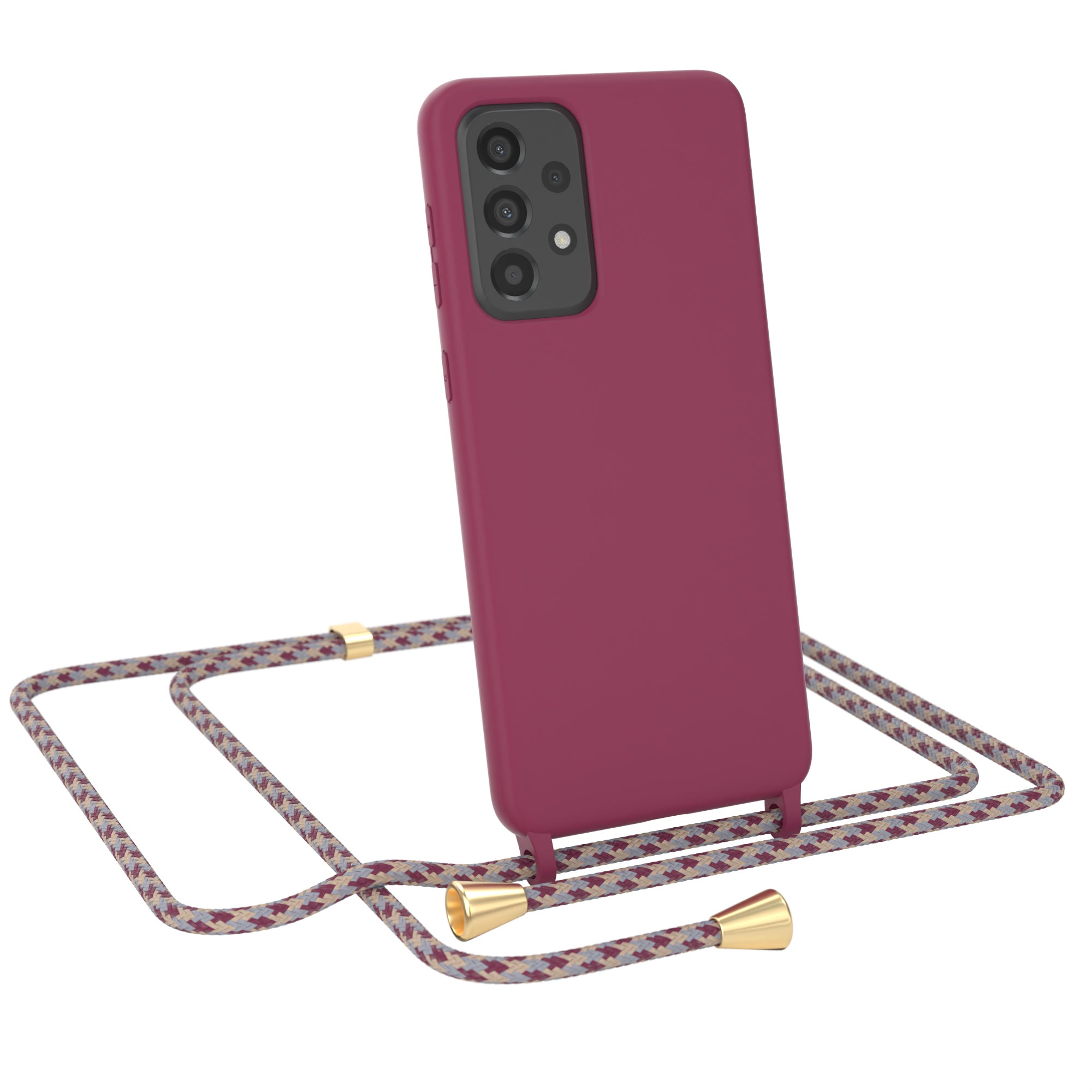 Galaxy A33 5G Silikonhülle + Kordel