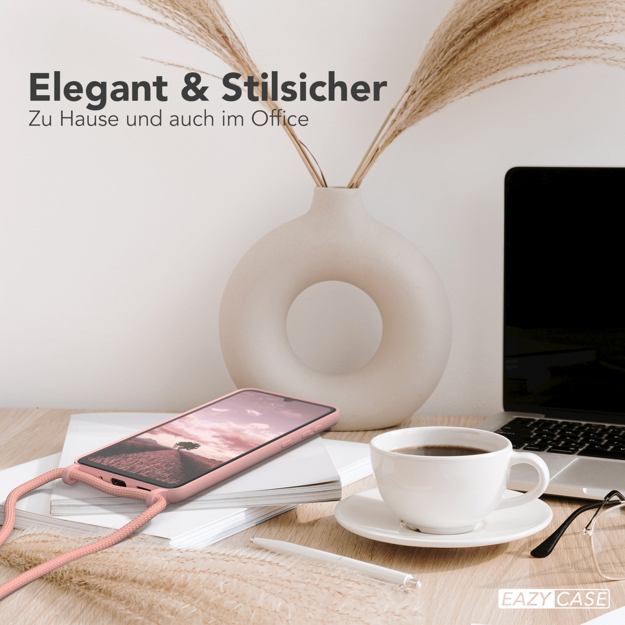 Galaxy A33 5G Silikonhülle + Kordel