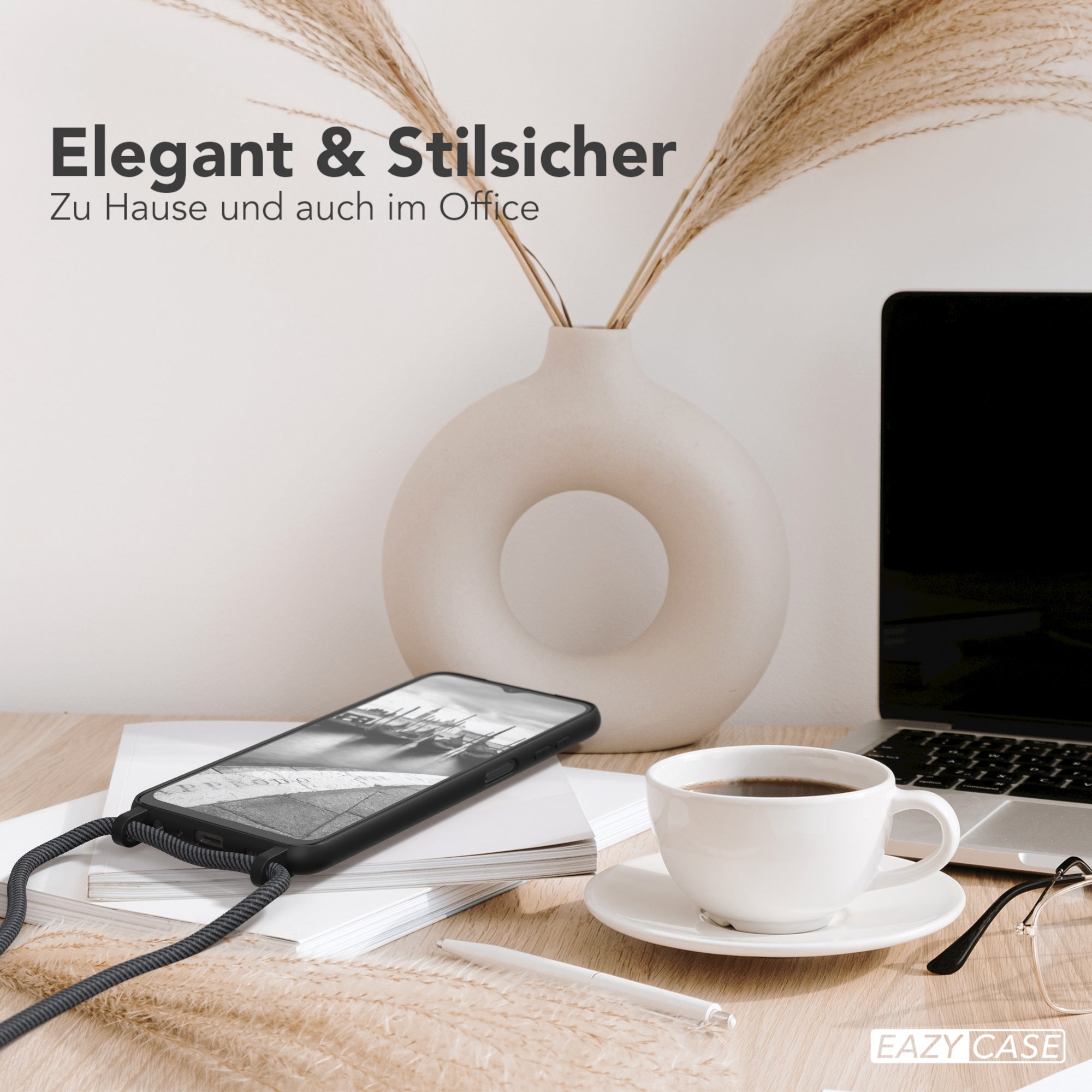 Galaxy A13 4G Silikonhülle + Kordel