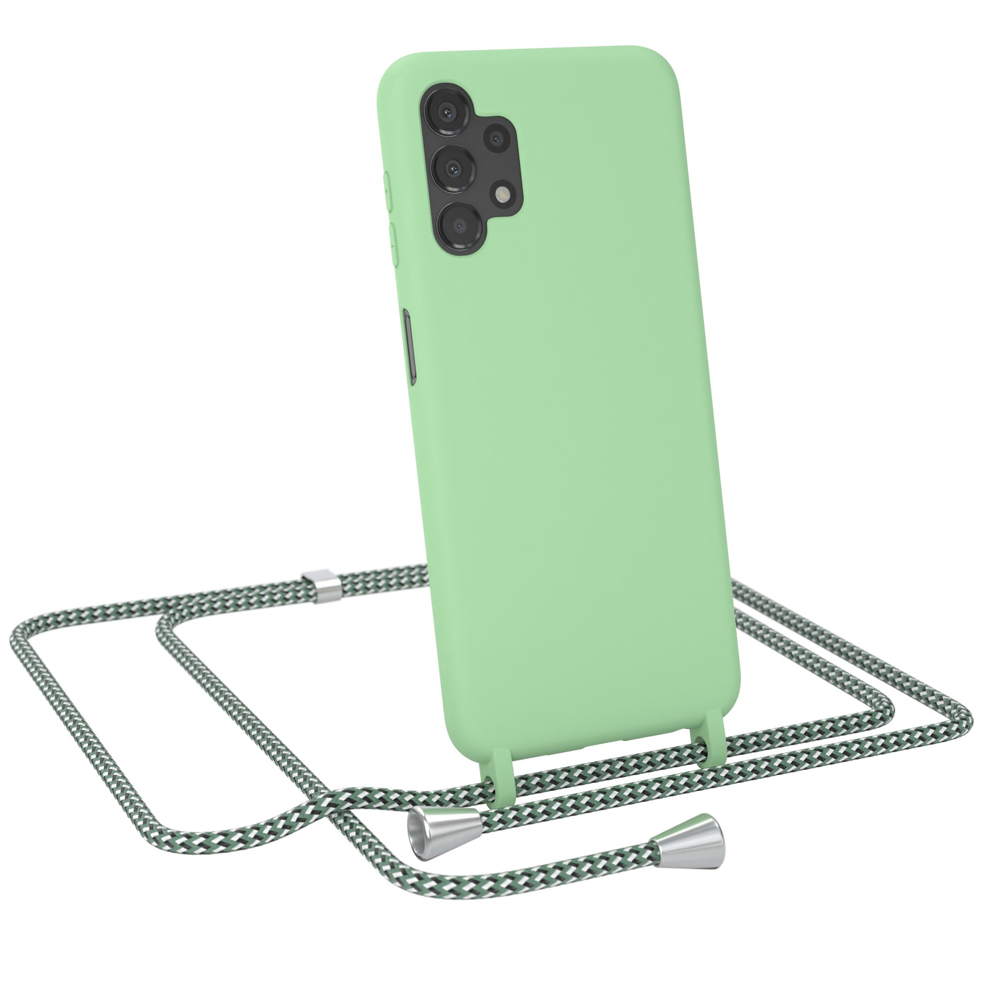 Galaxy A13 4G Silikonhülle + Kordel