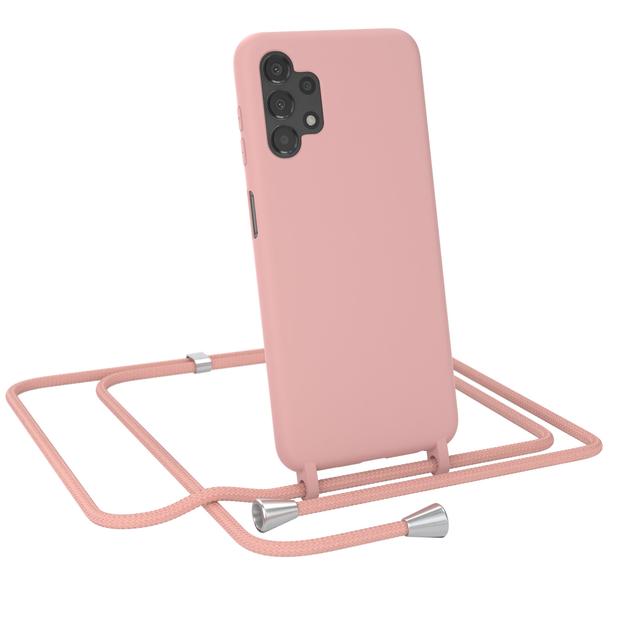 Galaxy A13 4G Silikonhülle + Kordel