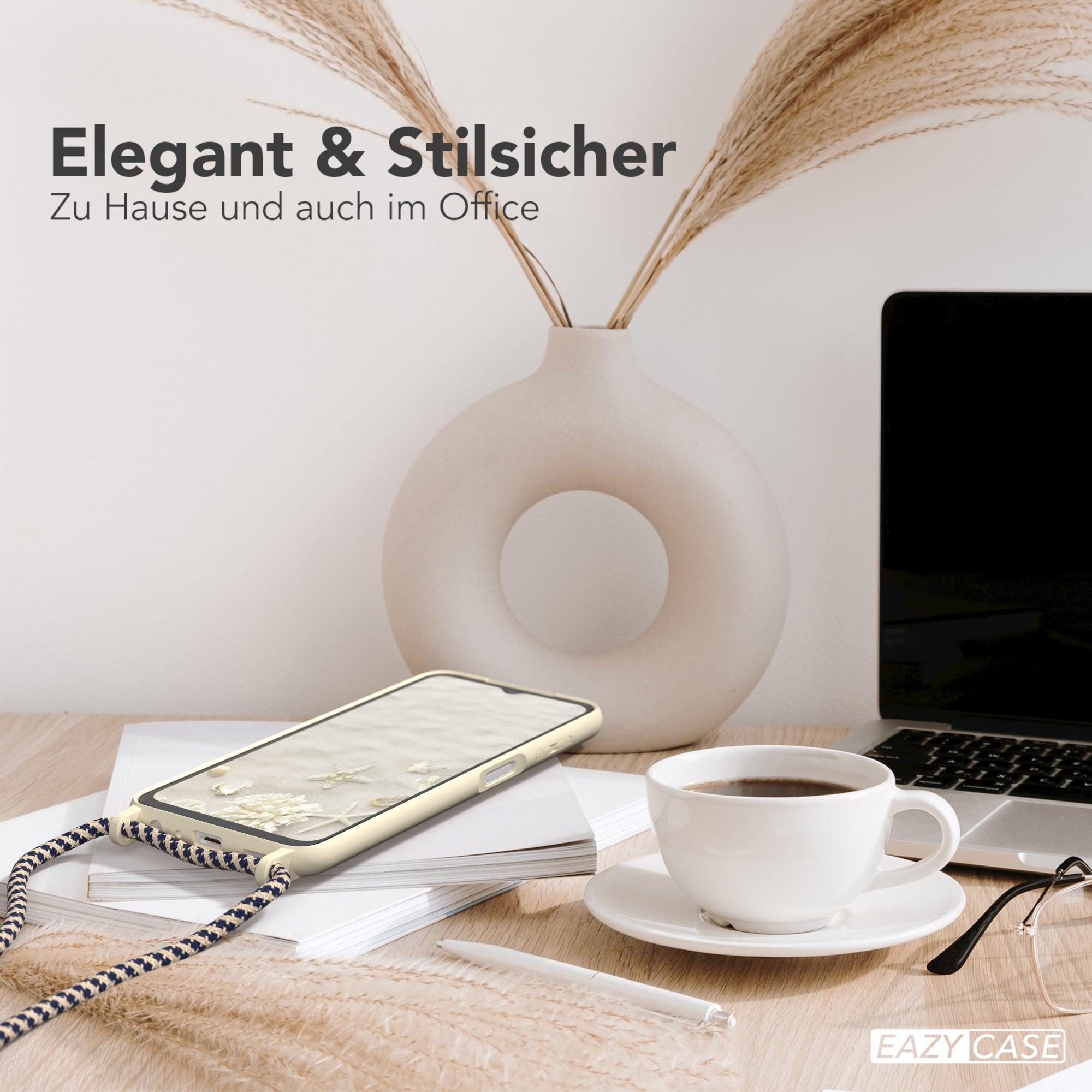 Galaxy A13 4G Silikonhülle + Kordel