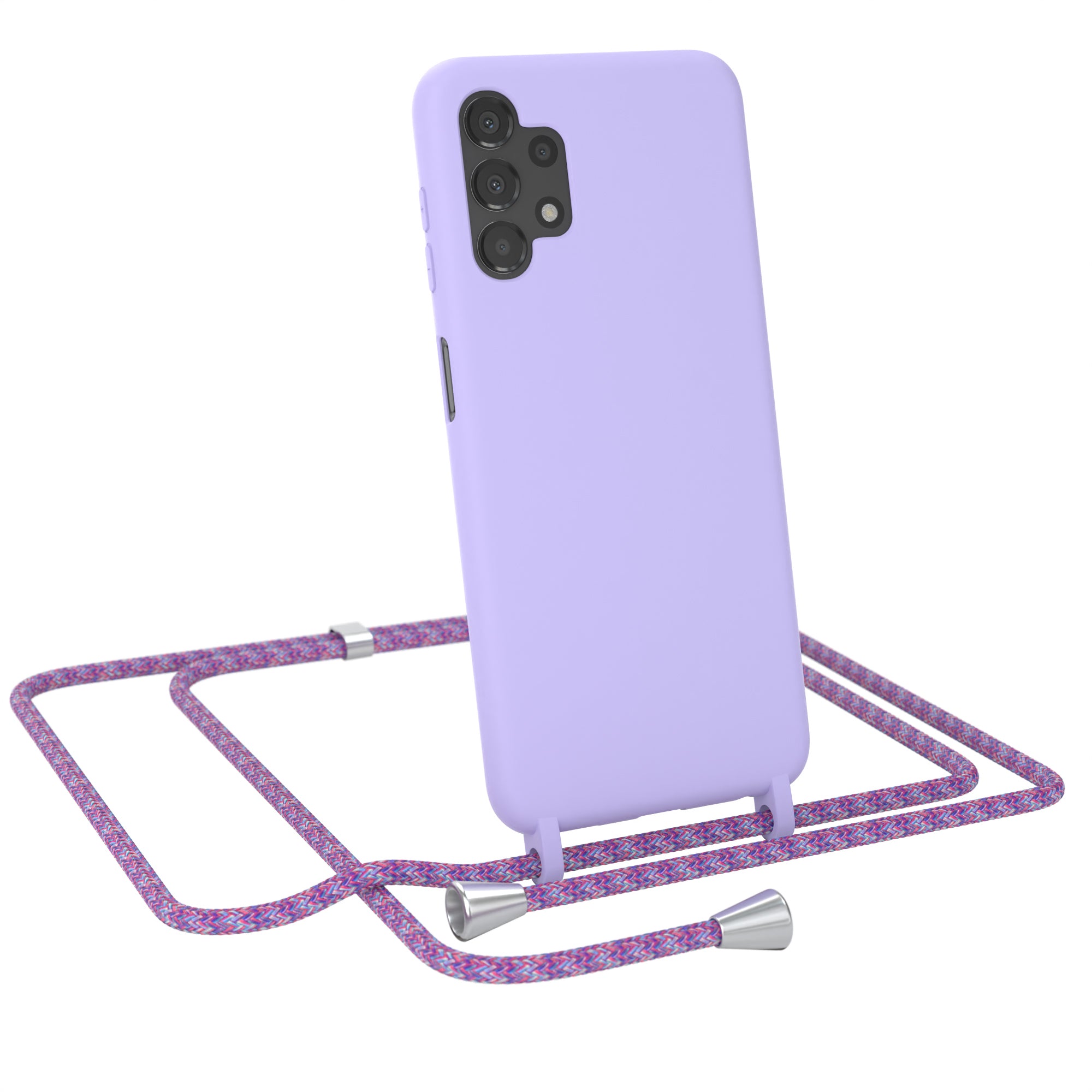 Galaxy A13 4G Silikonhülle + Kordel