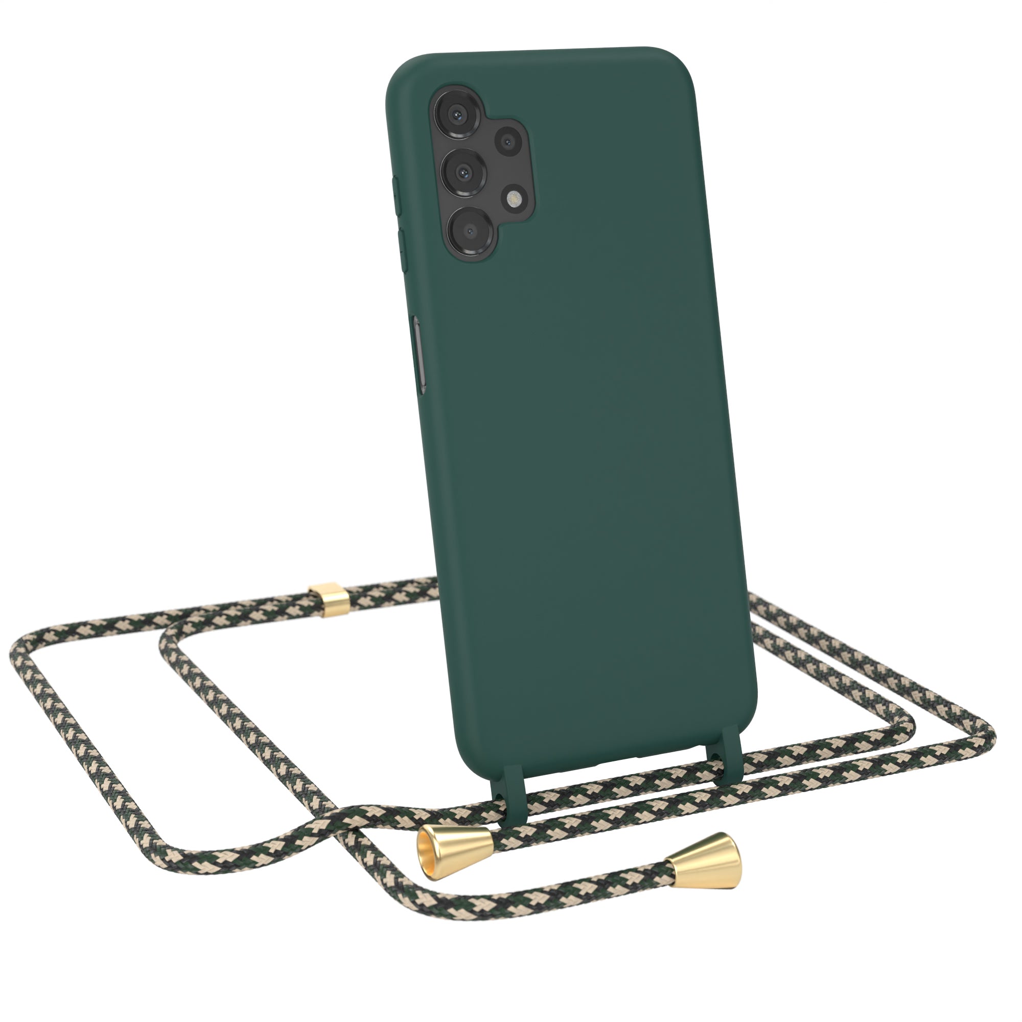 Galaxy A13 4G Silikonhülle + Kordel