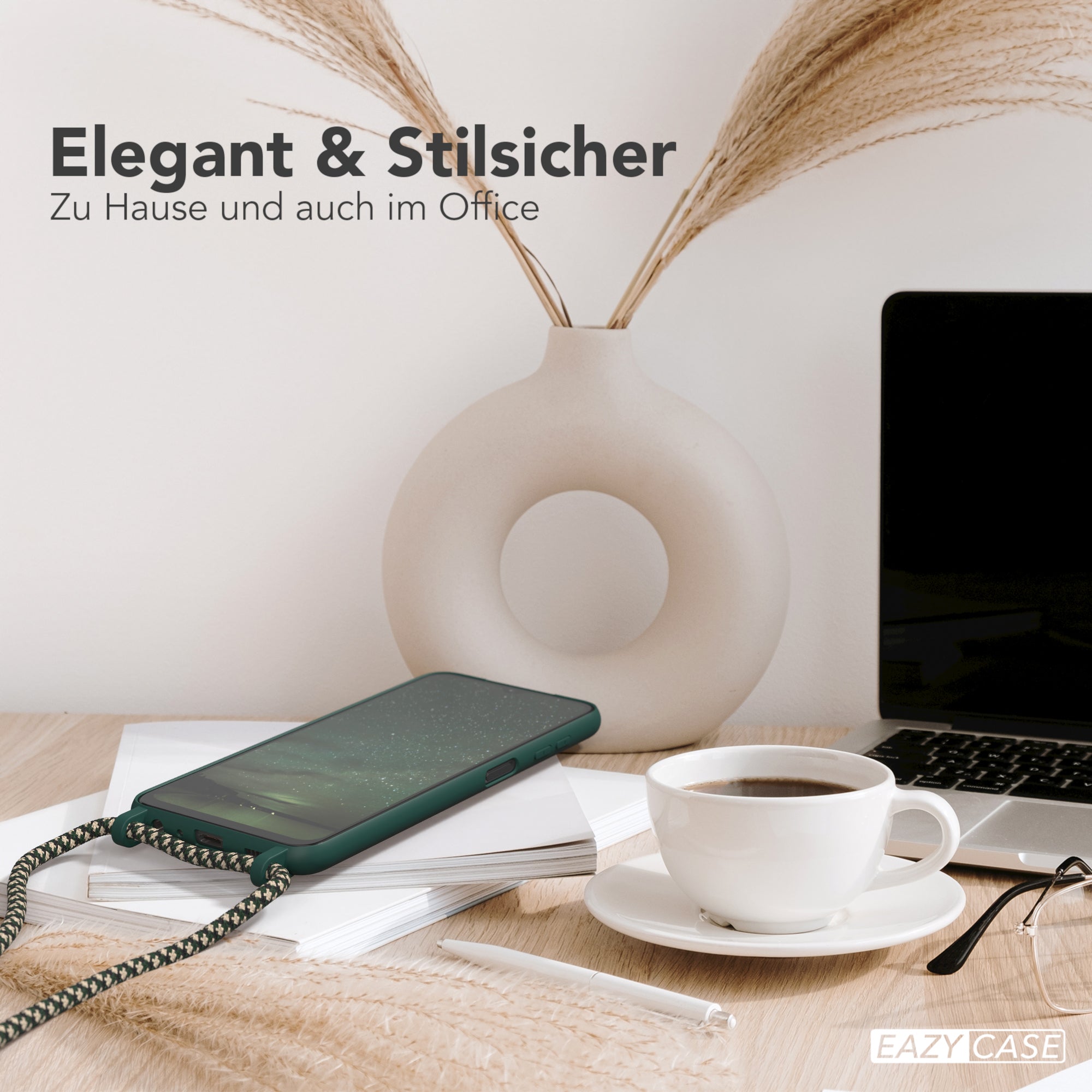 Galaxy A13 4G Silikonhülle + Kordel