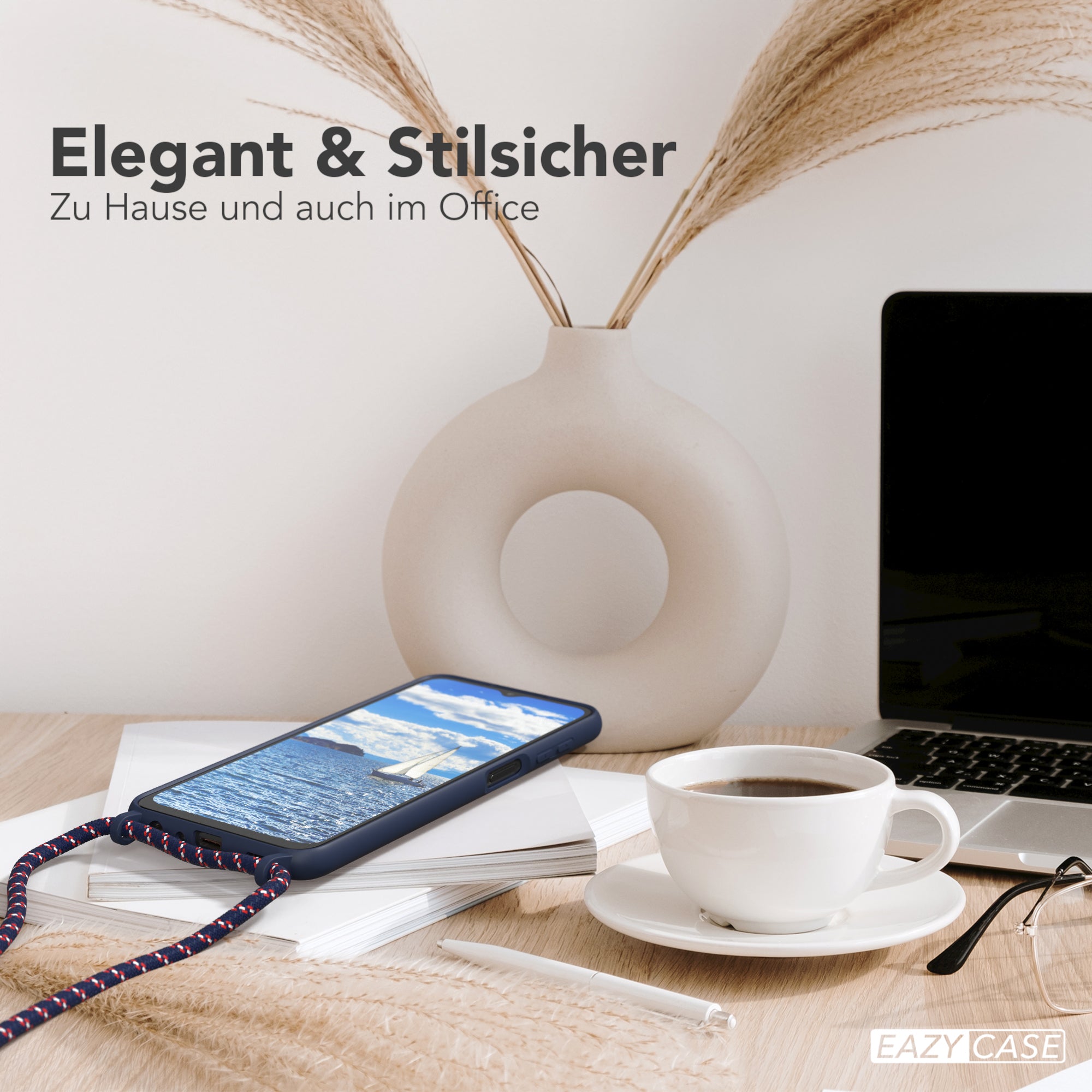 Galaxy A23 5G Silikonhülle + Kordel