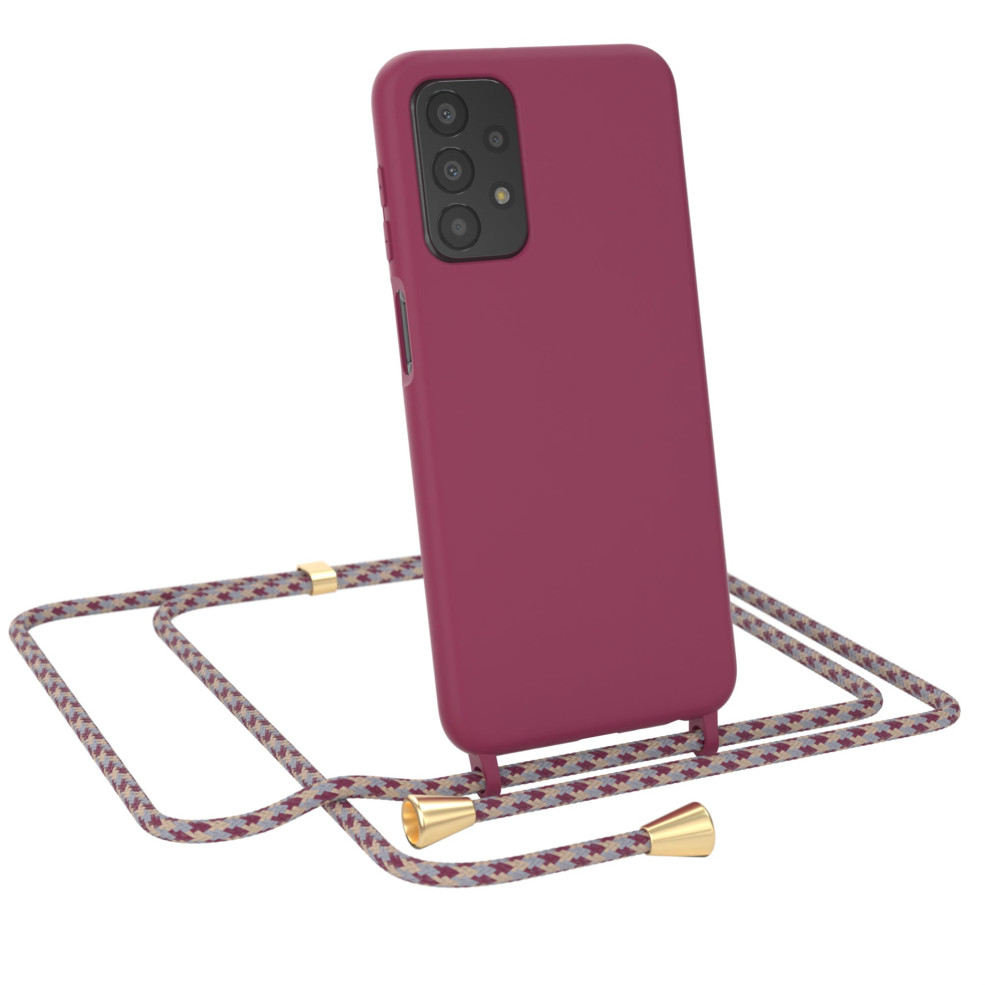 Galaxy A23 5G Silikonhülle + Kordel