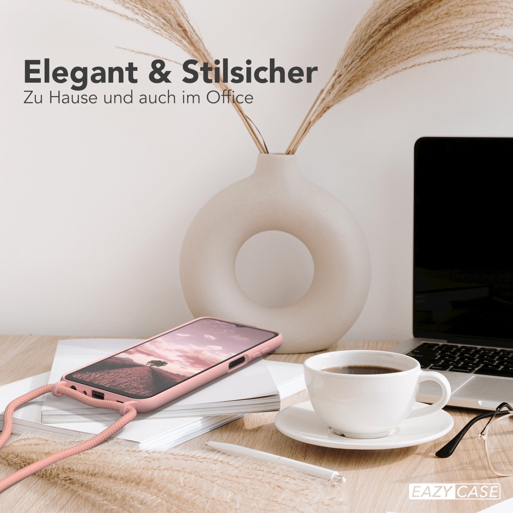 Galaxy A23 5G Silikonhülle + Kordel