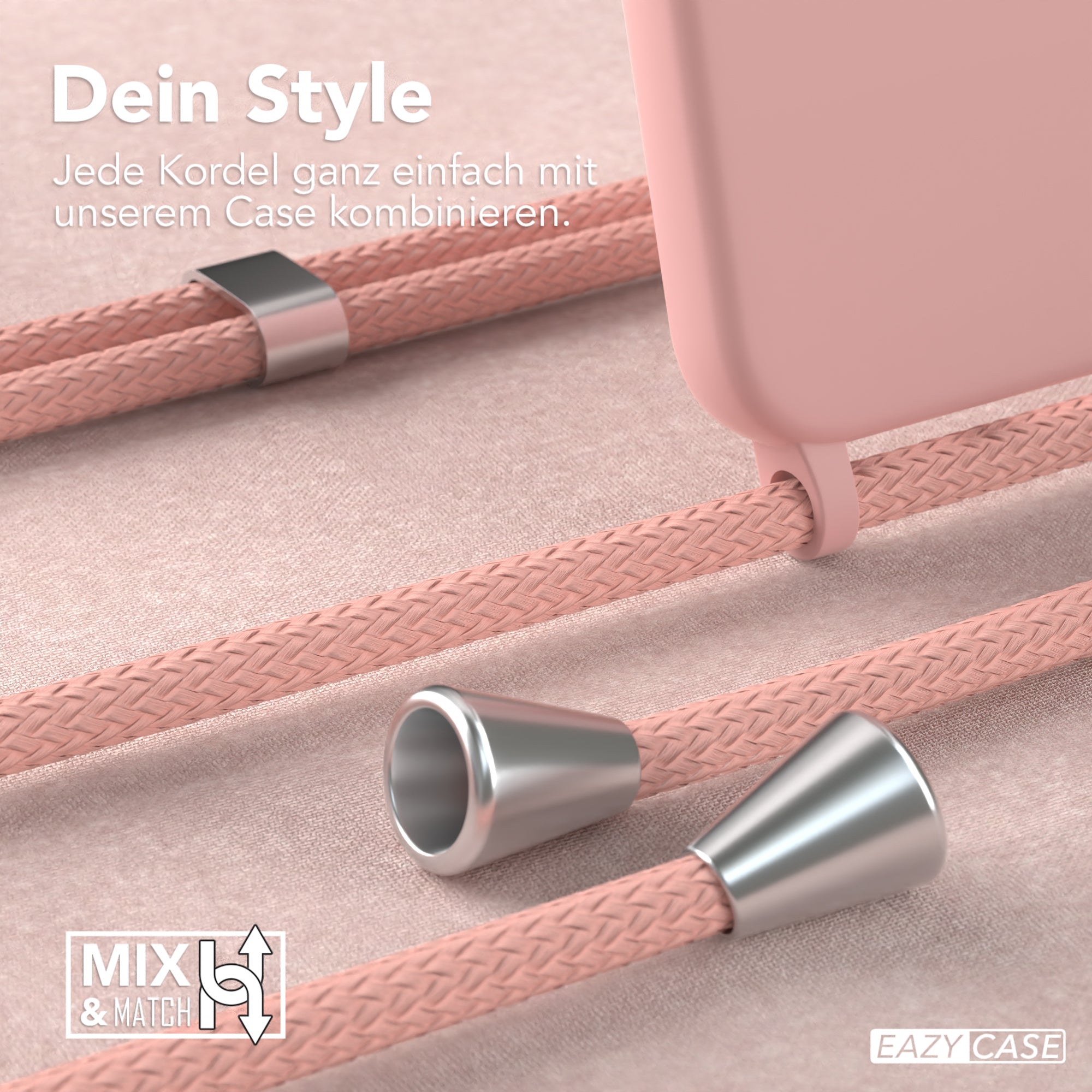 Galaxy S23 Silikonhülle + Kordel