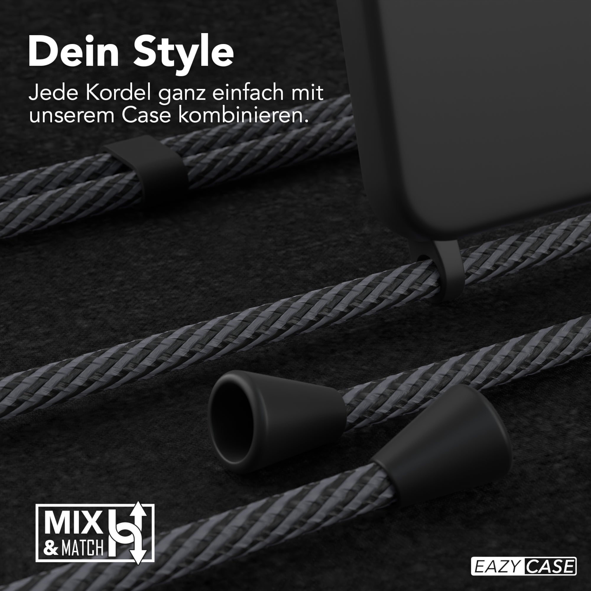 Galaxy S23 Silikonhülle + Kordel