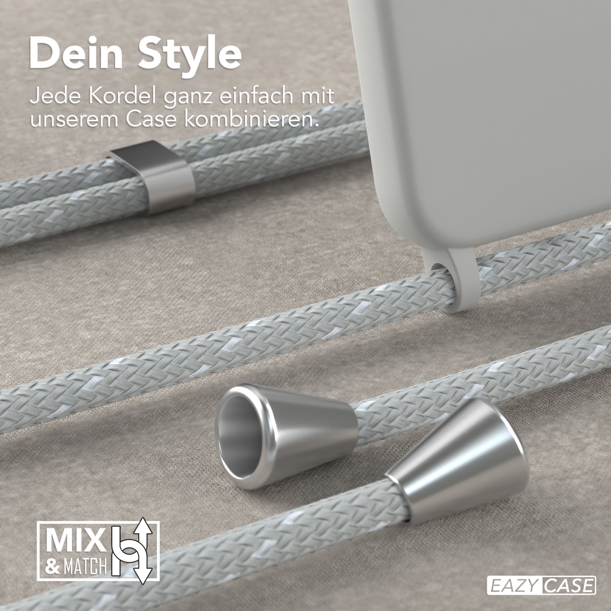 Galaxy S23 Silikonhülle + Kordel