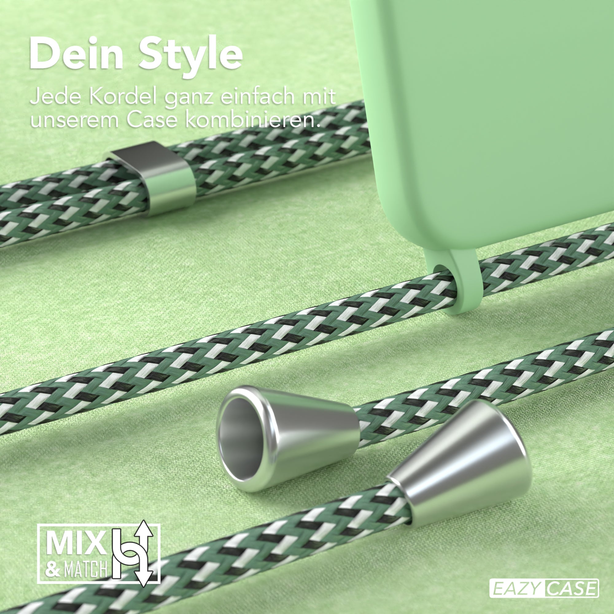 Galaxy S23 Silikonhülle + Kordel