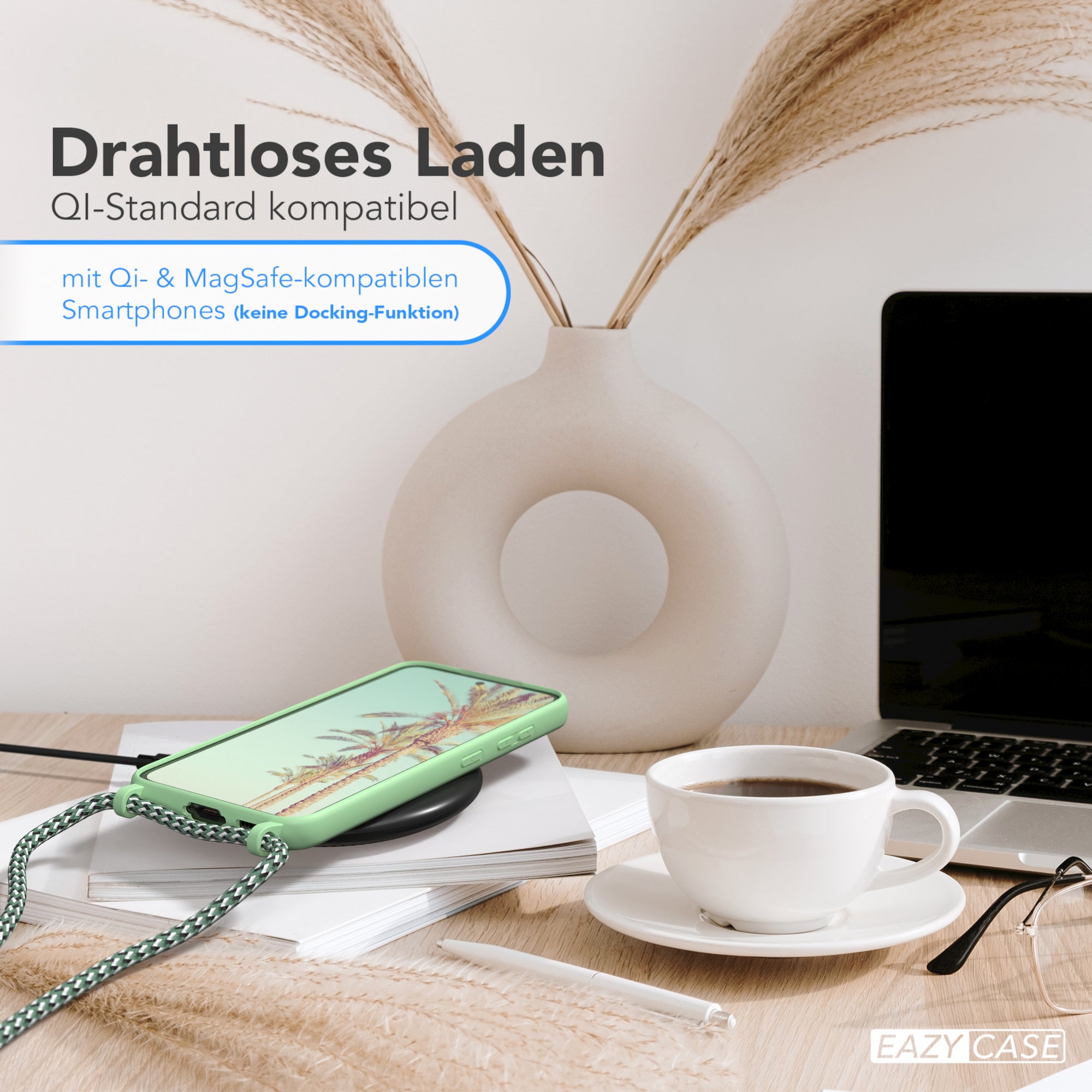 Galaxy S23 Silikonhülle + Kordel