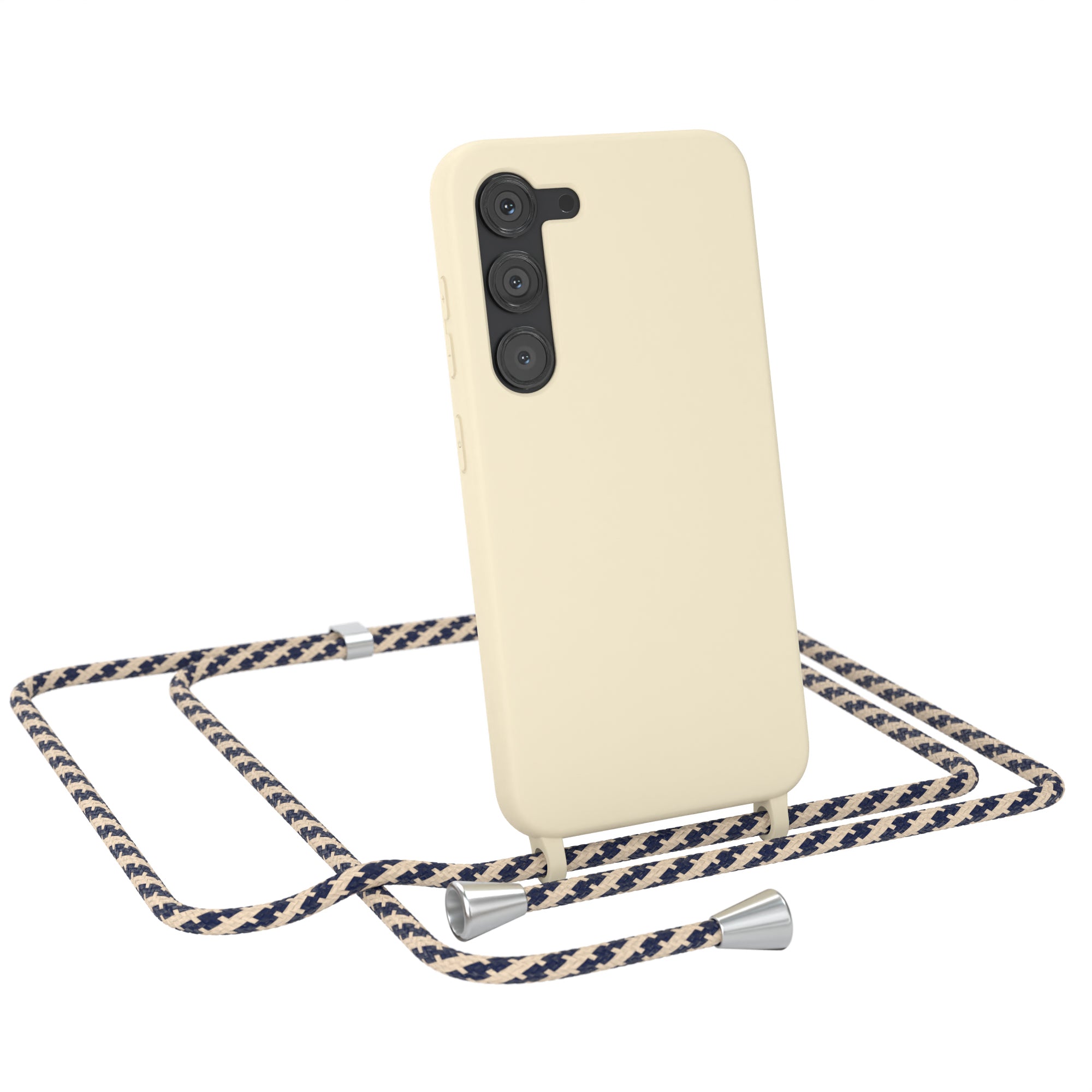 Galaxy S23 Silikonhülle + Kordel