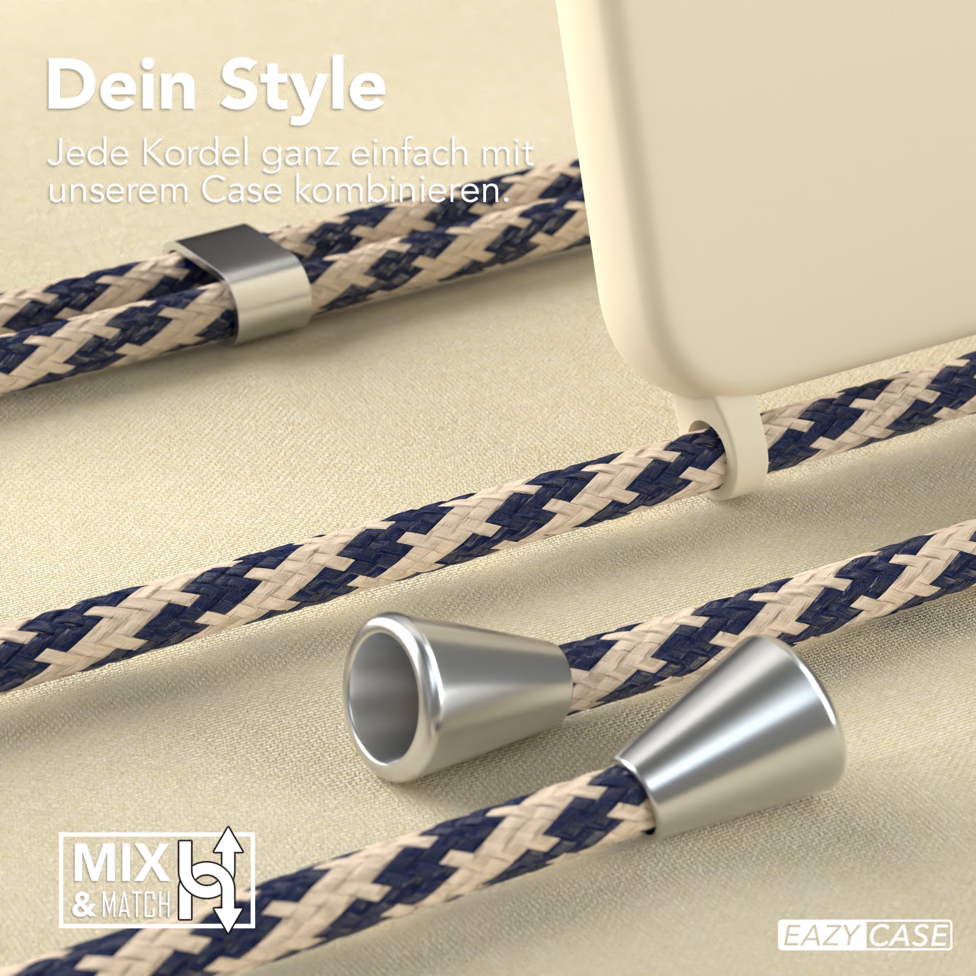 Galaxy S23 Silikonhülle + Kordel