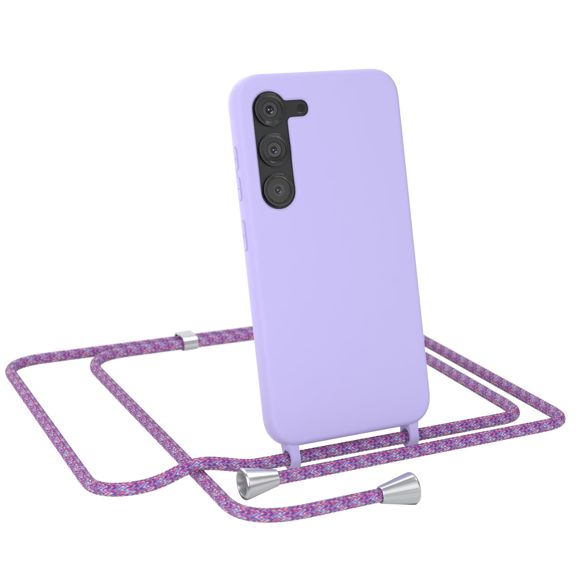 Galaxy S23 Silikonhülle + Kordel