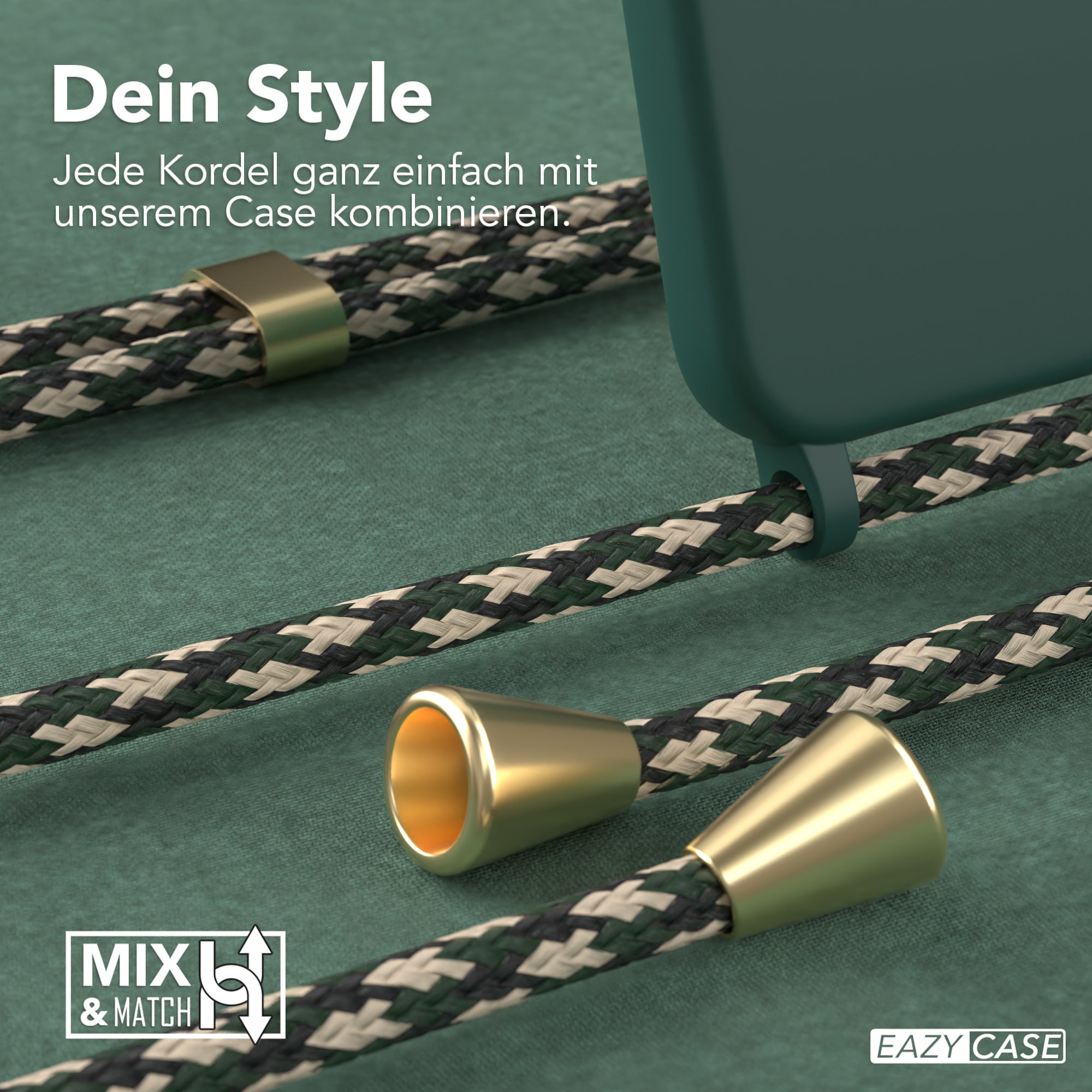 Galaxy S23 Silikonhülle + Kordel