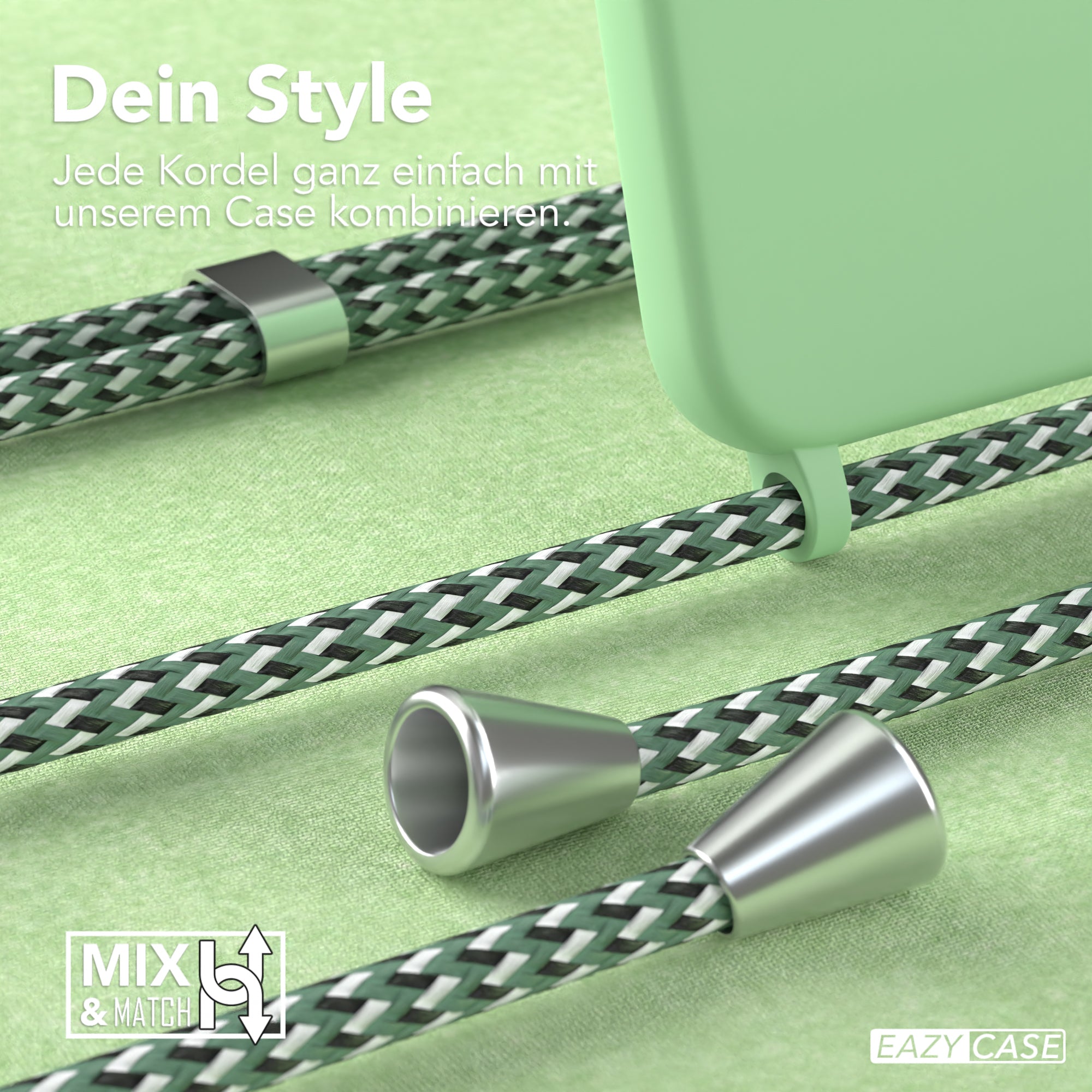 Galaxy S23 Plus Silikonhülle + Kordel