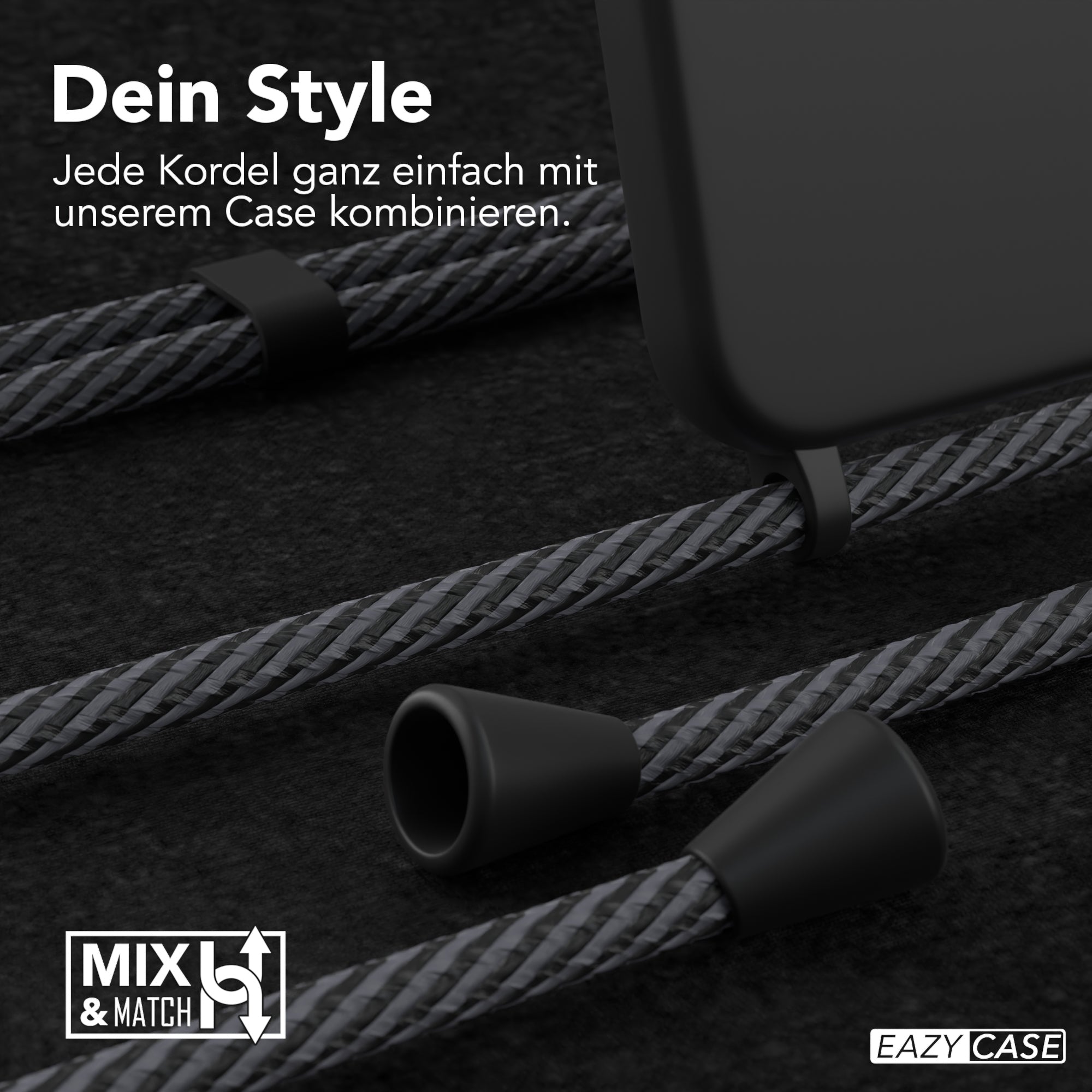 Galaxy S23 Plus Silikonhülle + Kordel