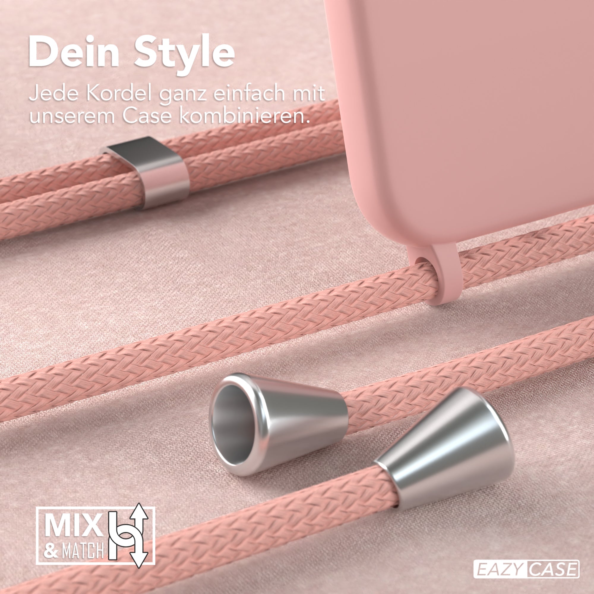 Galaxy S23 Plus Silikonhülle + Kordel