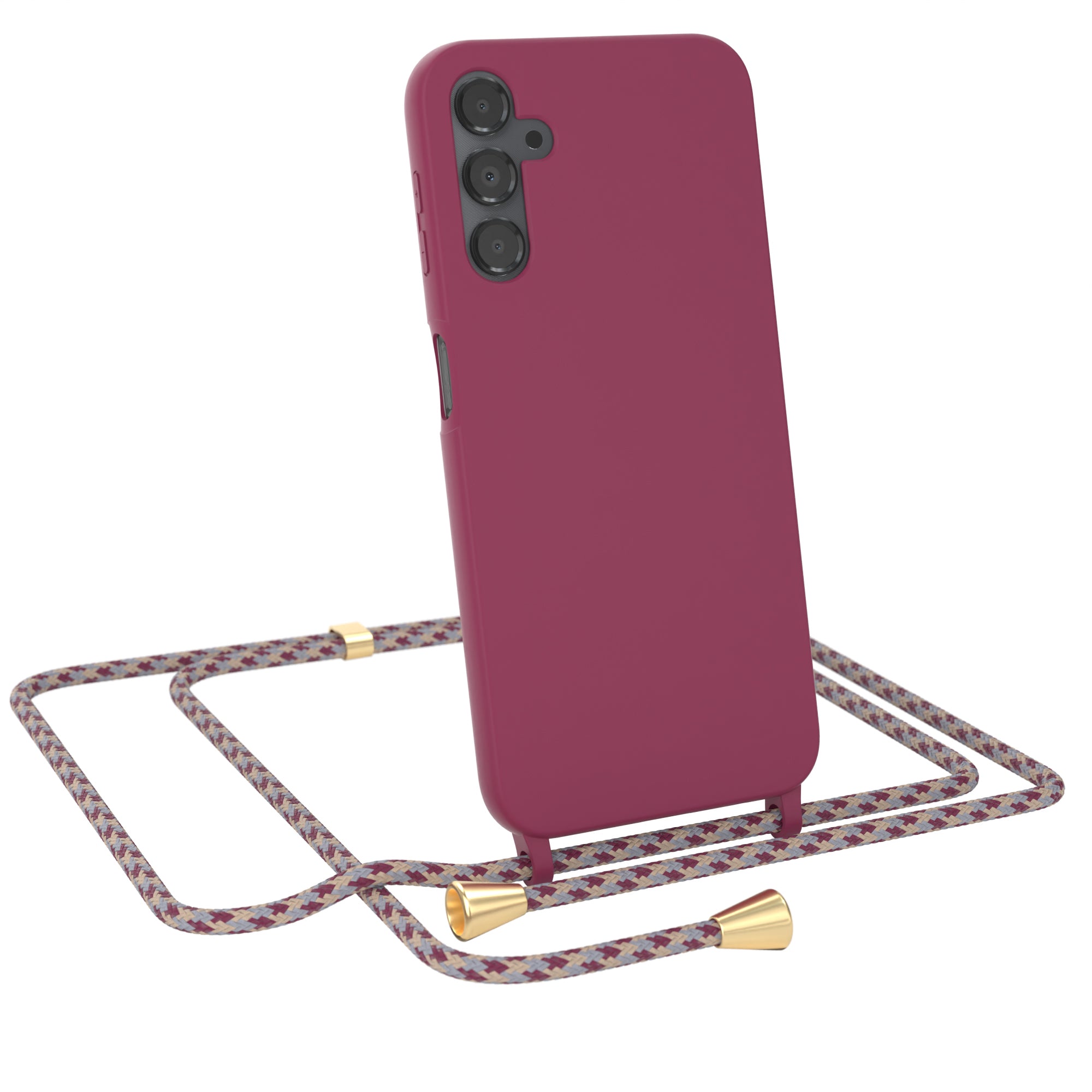 Galaxy A14 Silikonhülle + Kordel