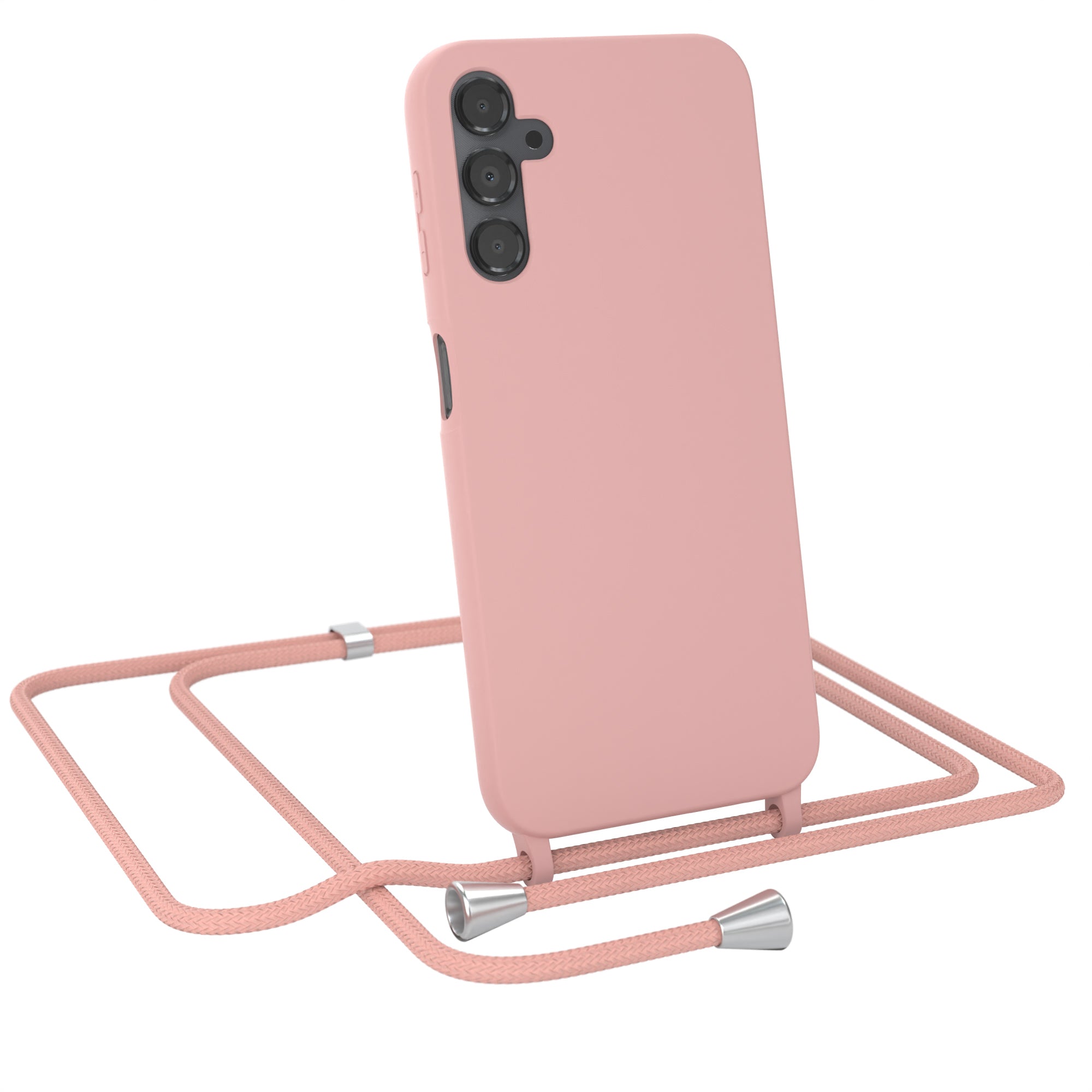 Galaxy A14 Silikonhülle + Kordel
