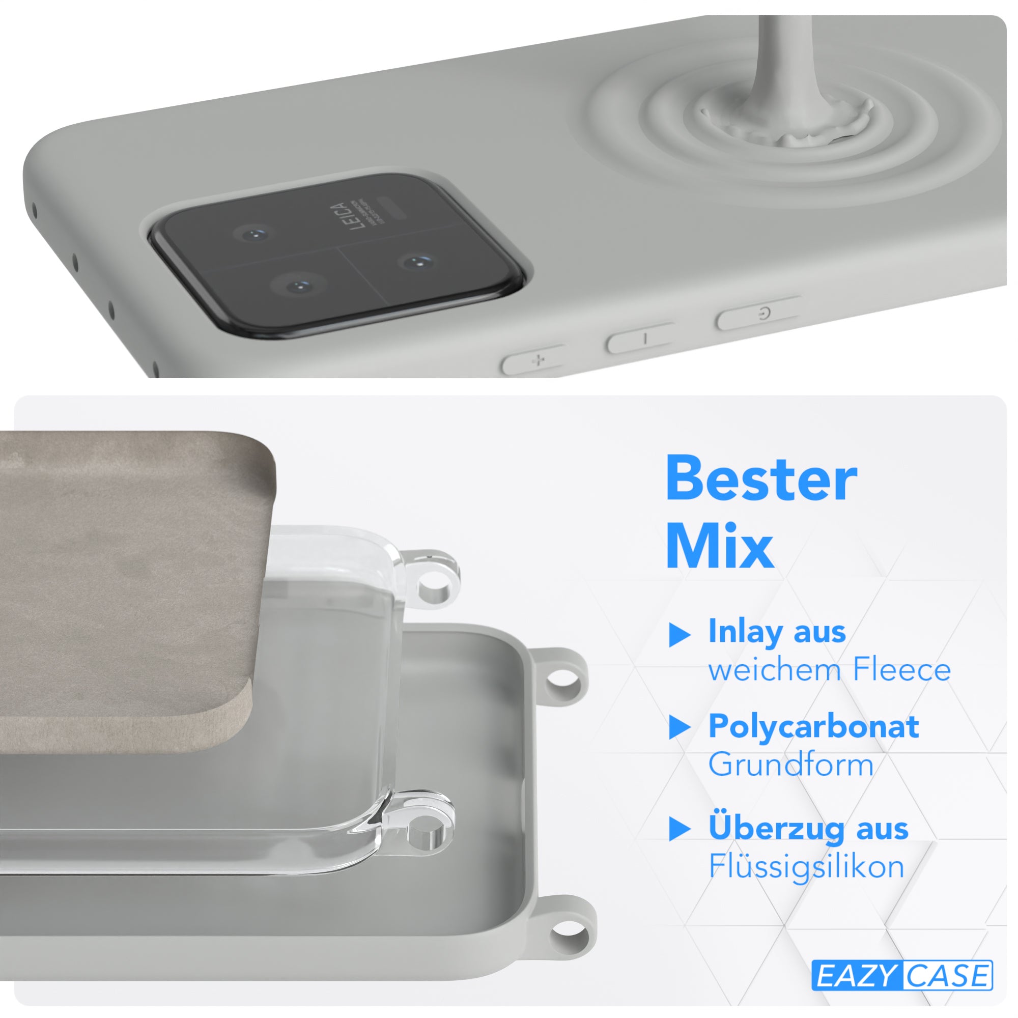 Xiaomi 13 Silikonhülle + Kordel